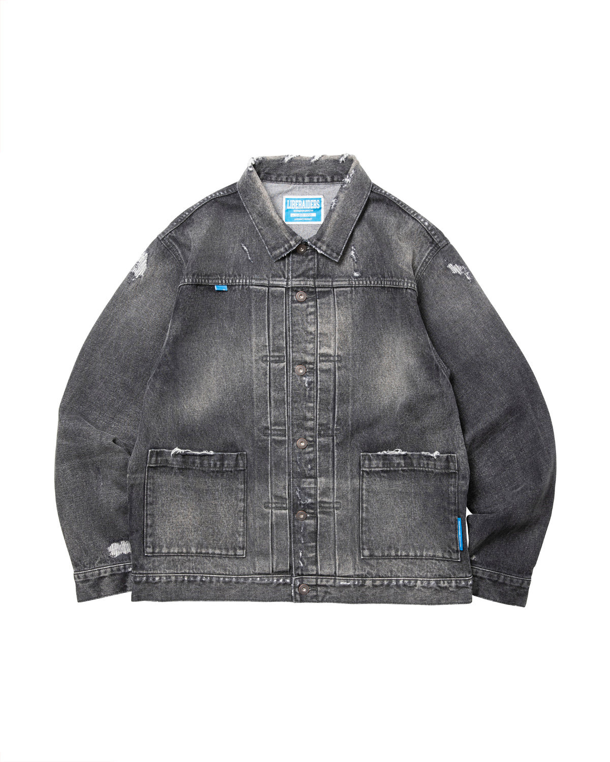 DAMAGED DENIM TRUCKER JACKET