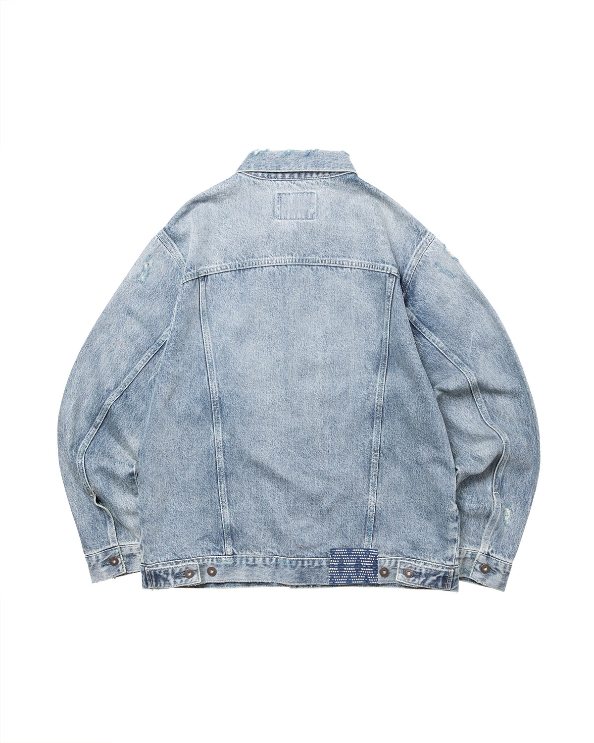 DAMAGED DENIM TRUCKER JACKET