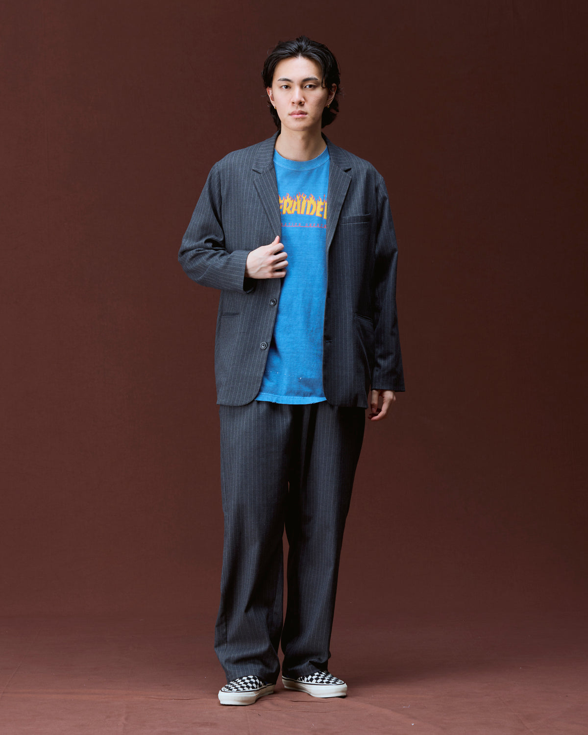 LOOSE FIT 3-BUTTON JACKET