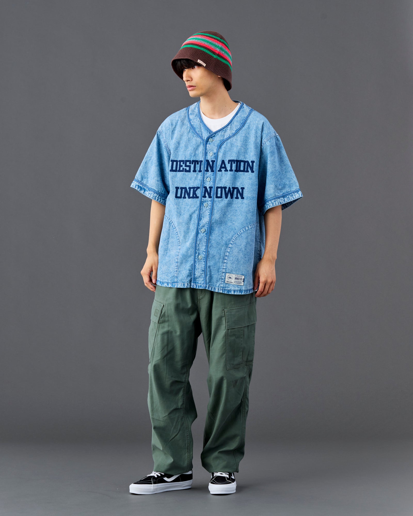 CHAMBRAY BASEBALL SHIRT