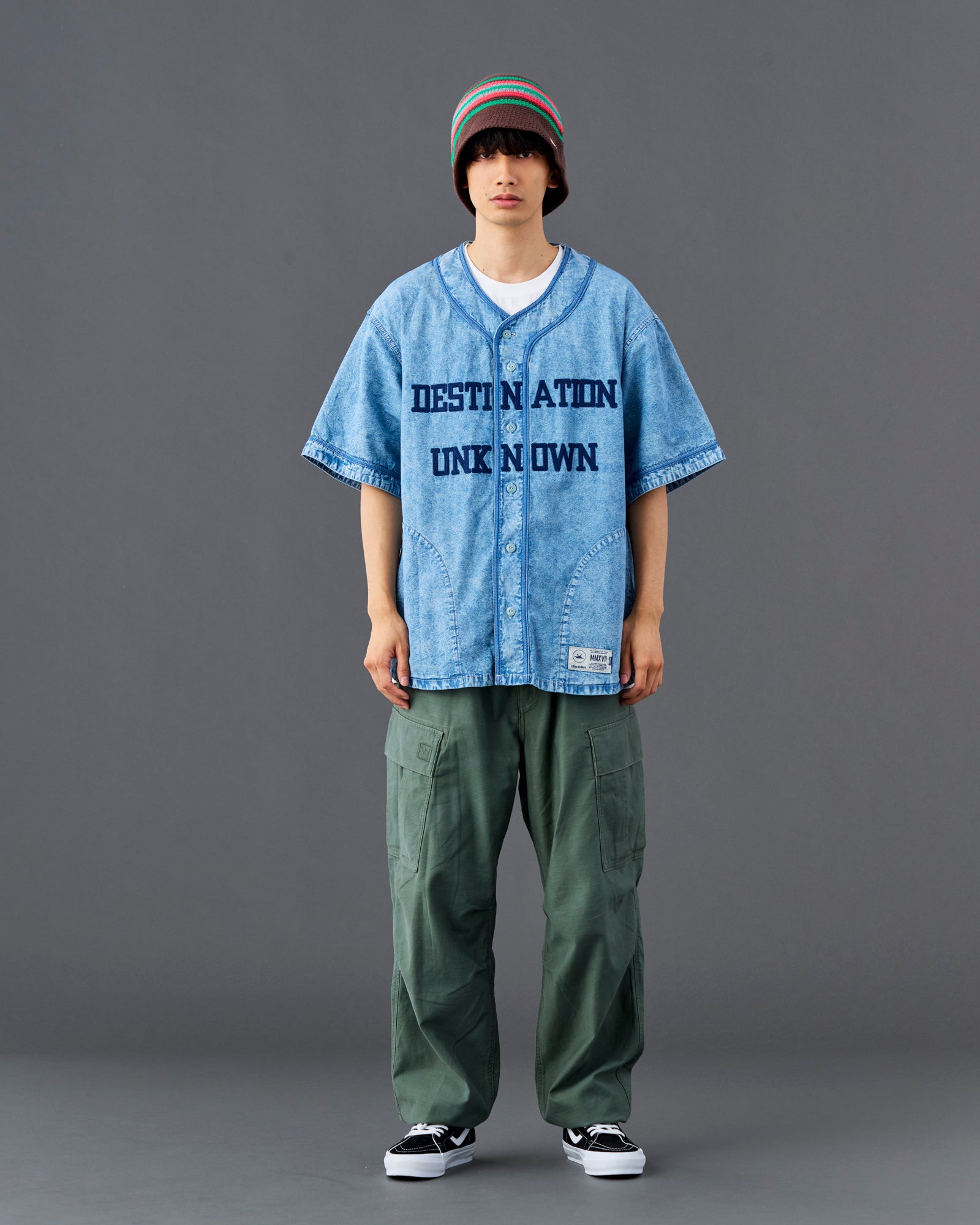 CHAMBRAY BASEBALL SHIRT