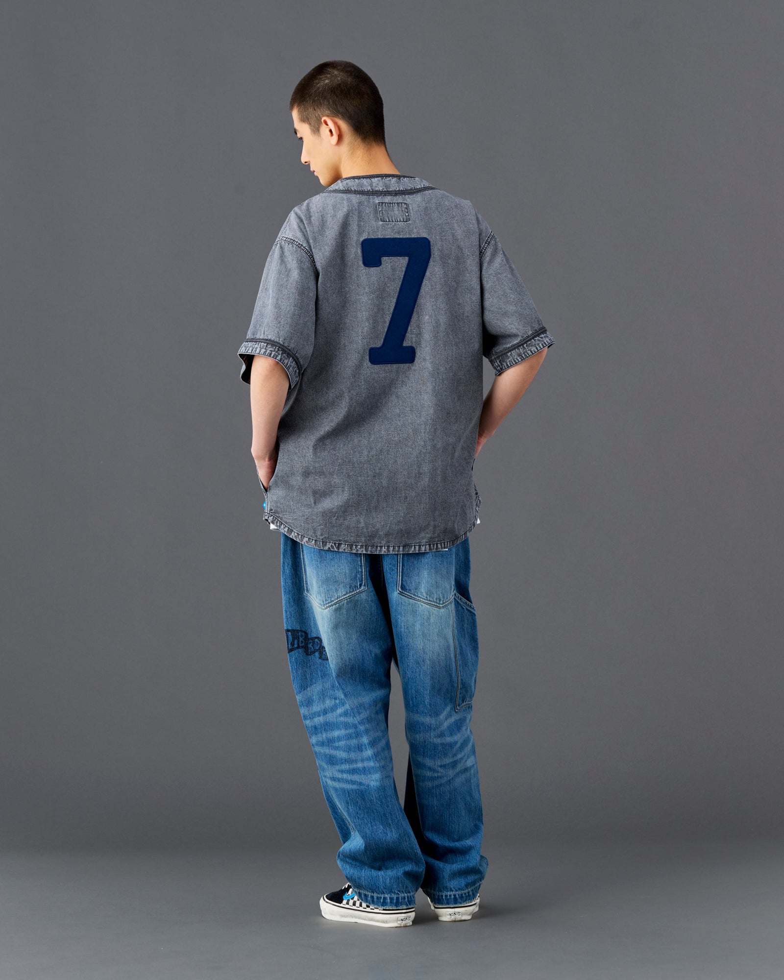 CHAMBRAY BASEBALL SHIRT
