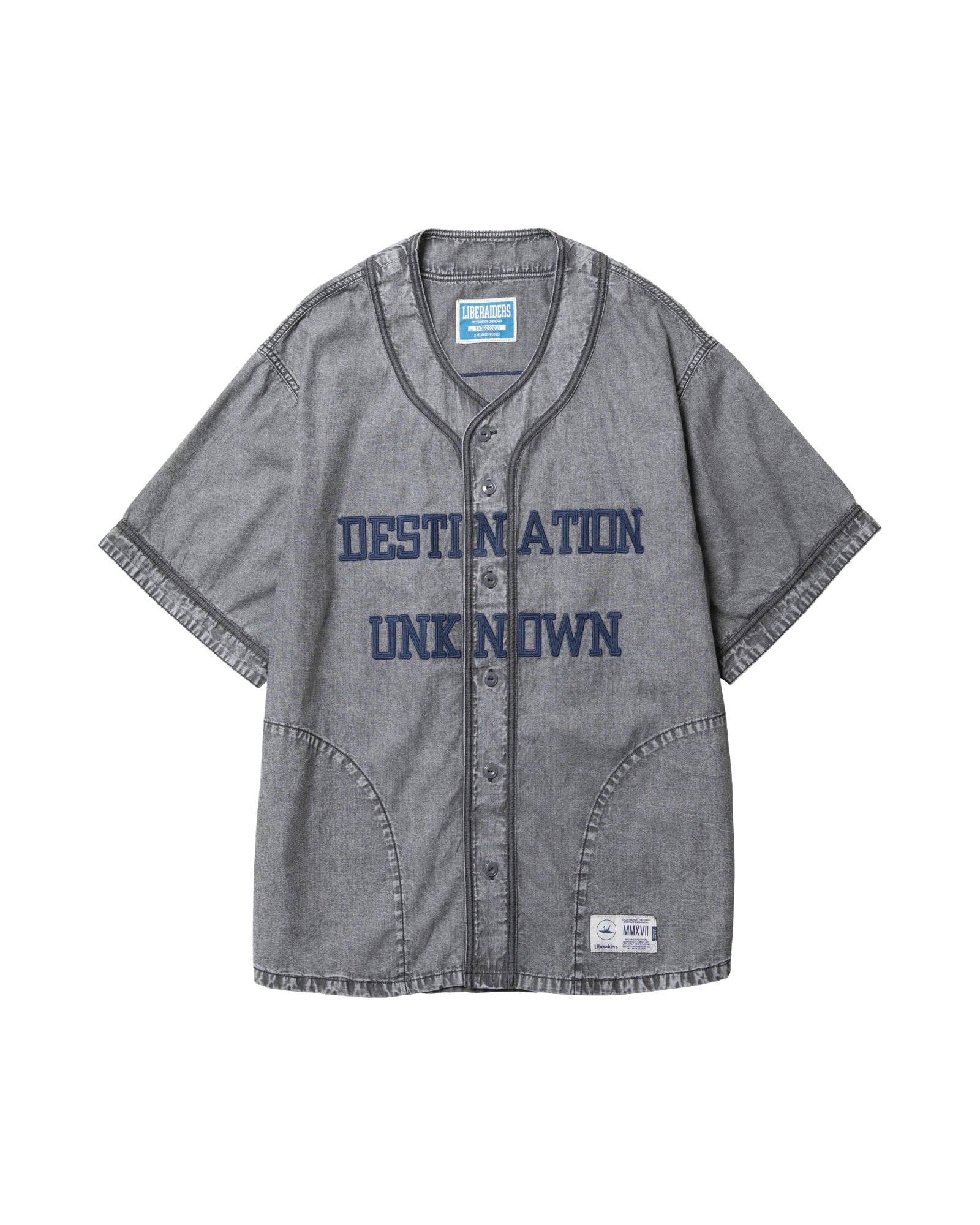 CHAMBRAY BASEBALL SHIRT