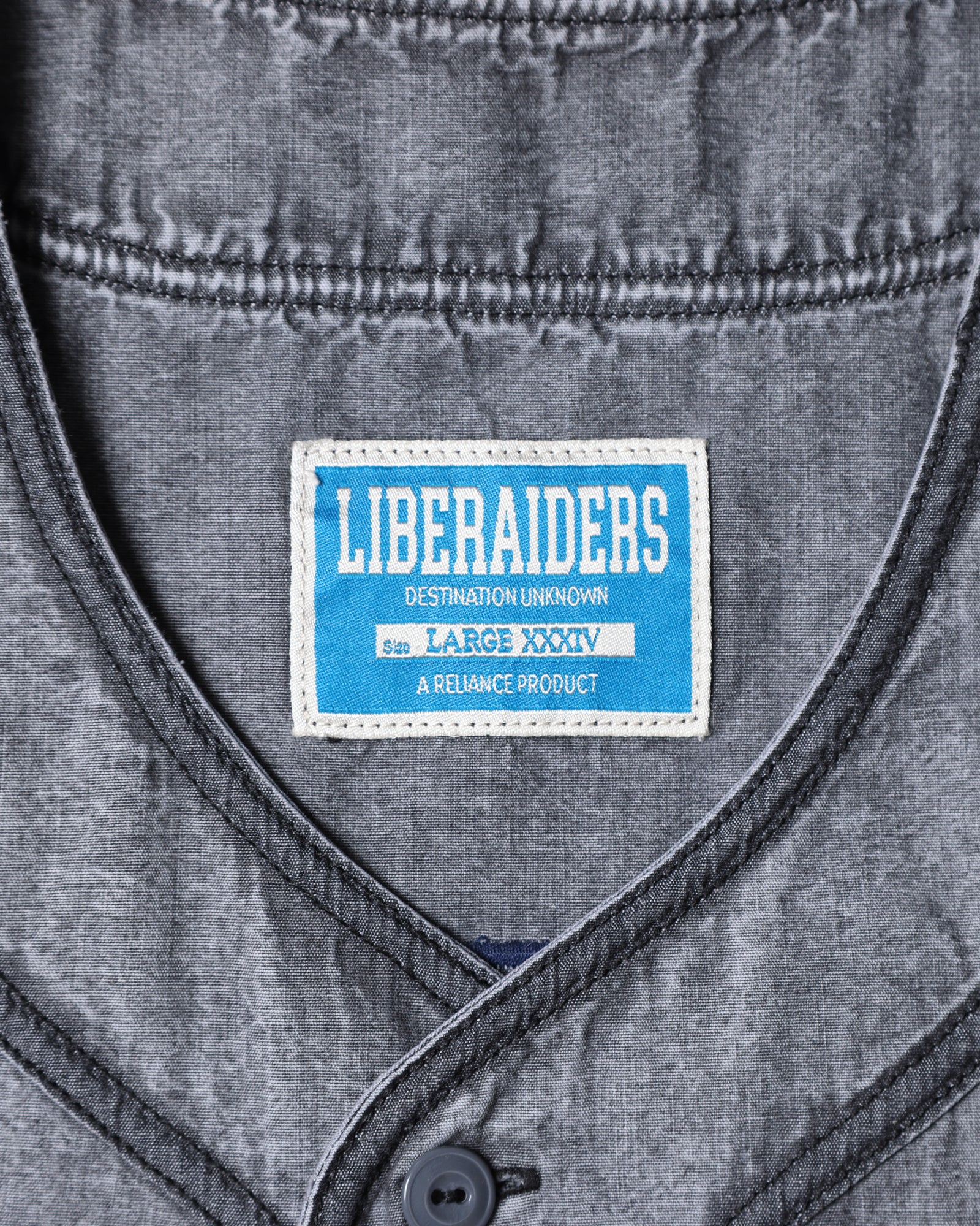 CHAMBRAY BASEBALL SHIRT