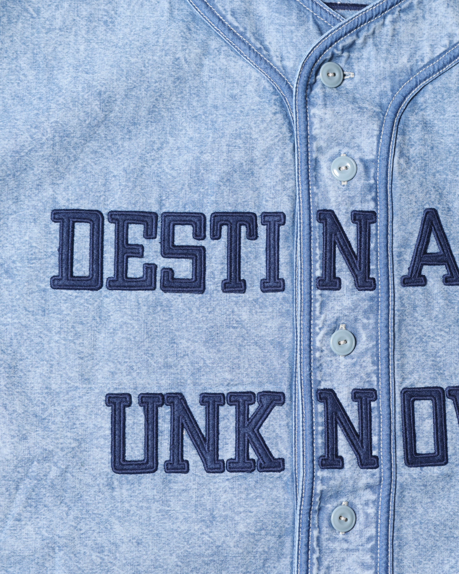 CHAMBRAY BASEBALL SHIRT