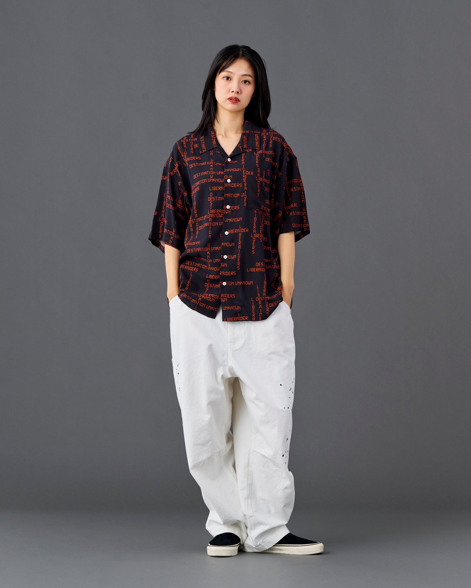 DIGITAL LOGO RAYON S/S SHIRT