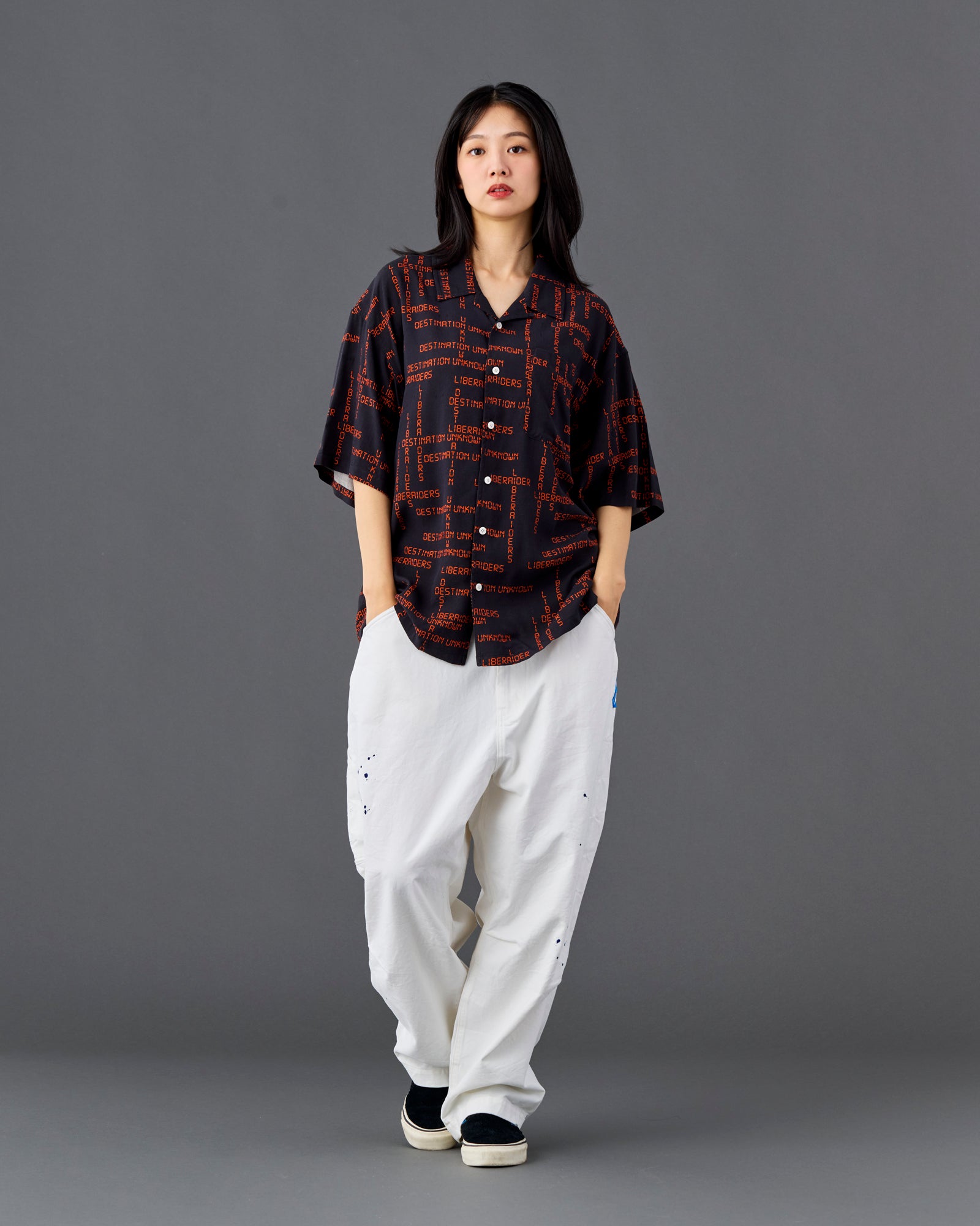 DIGITAL LOGO RAYON S/S SHIRT