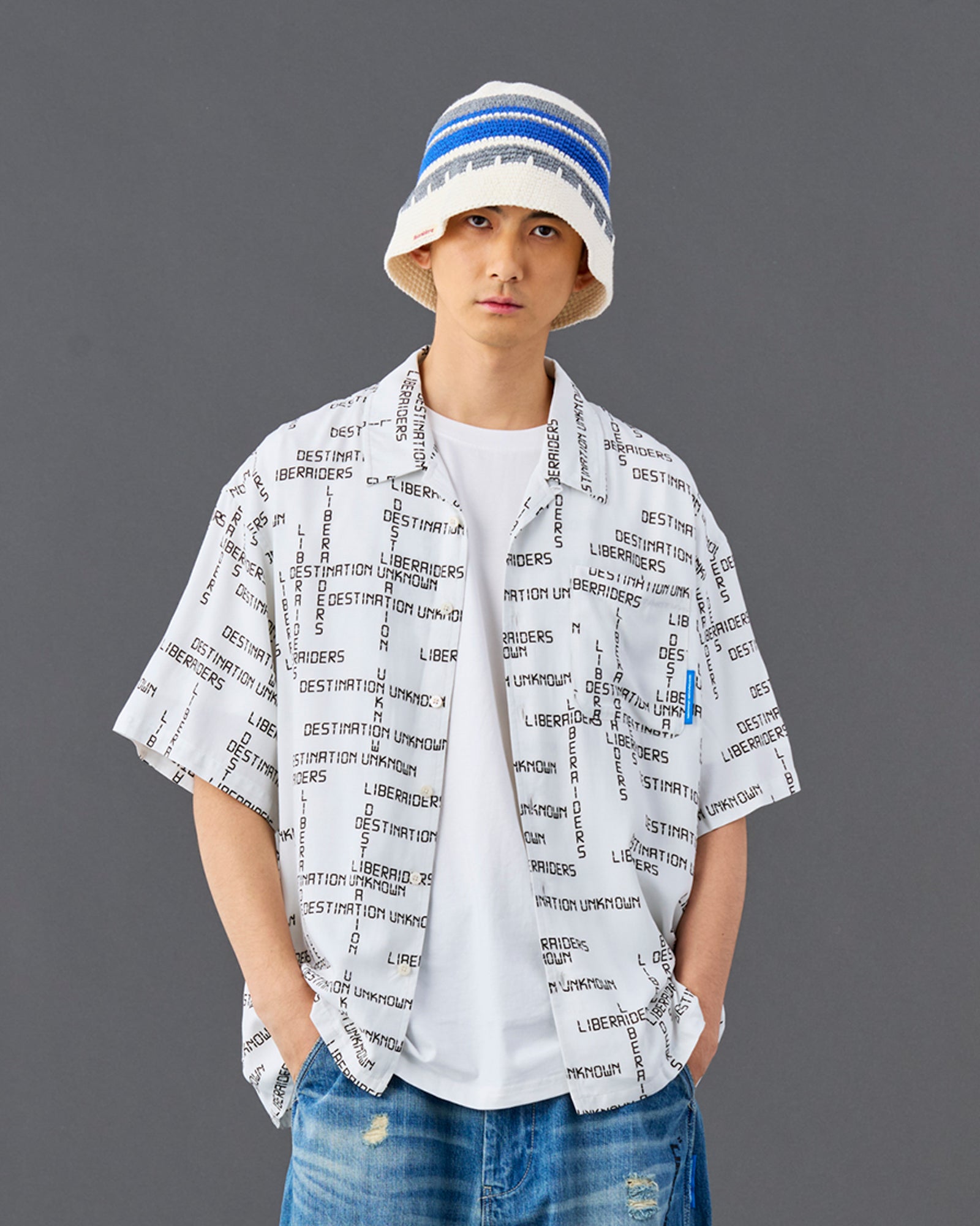 DIGITAL LOGO RAYON S/S SHIRT