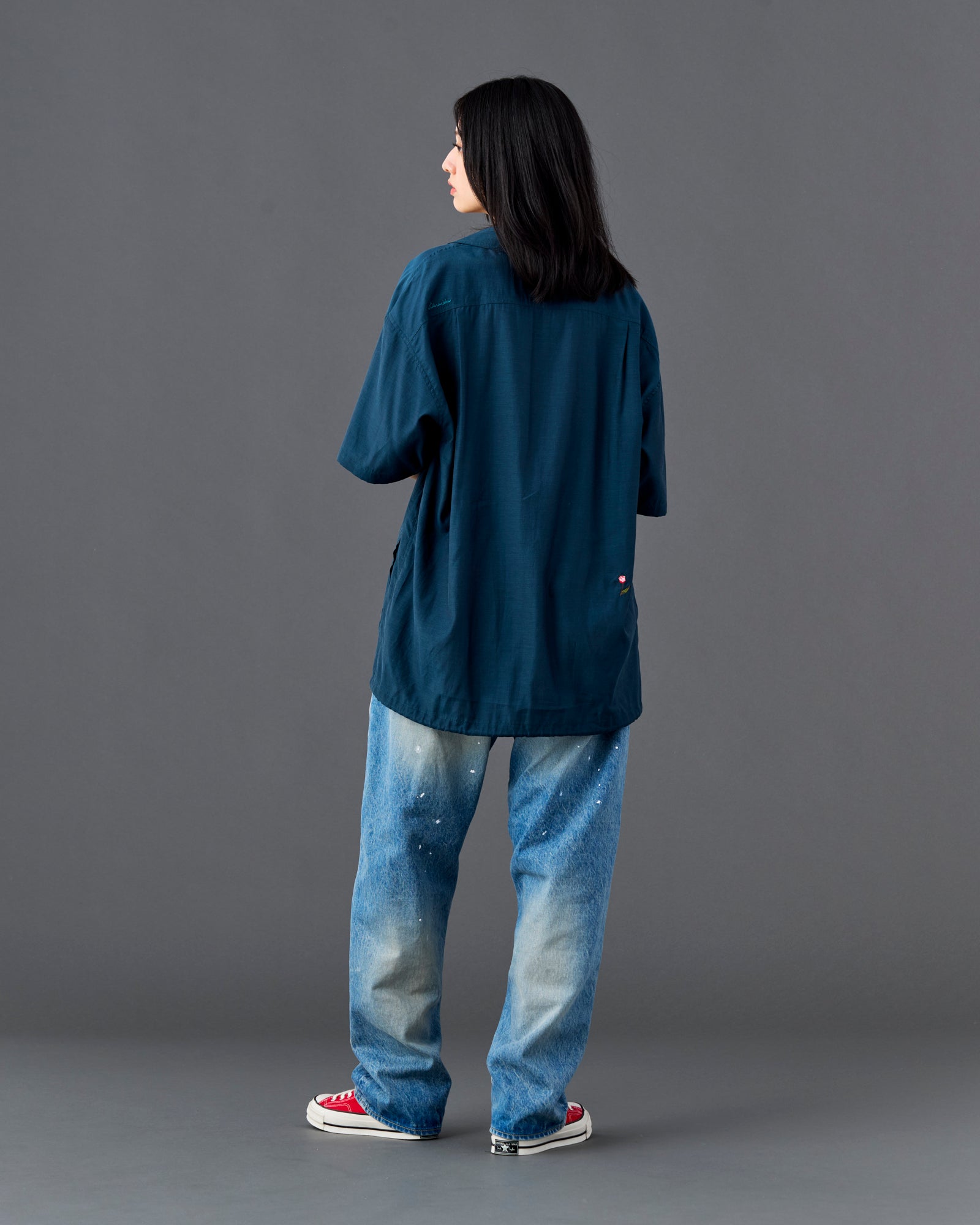 COTTON RAYON S/S SHIRT