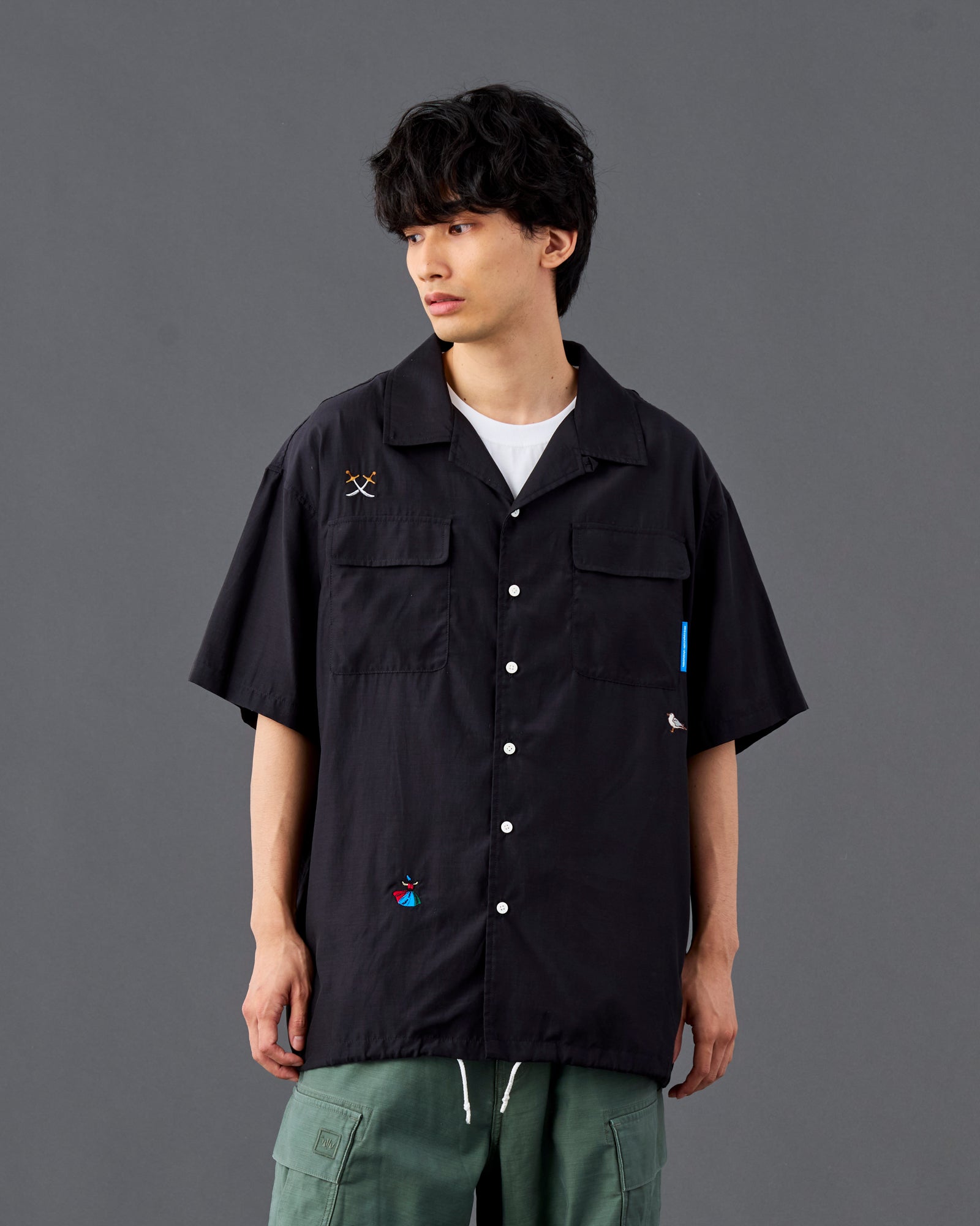 COTTON RAYON S/S SHIRT
