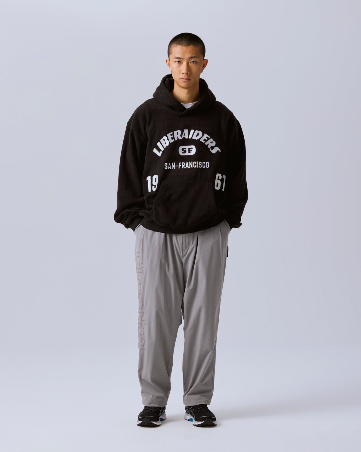 EMBROIDERY FLEECE HOODIE