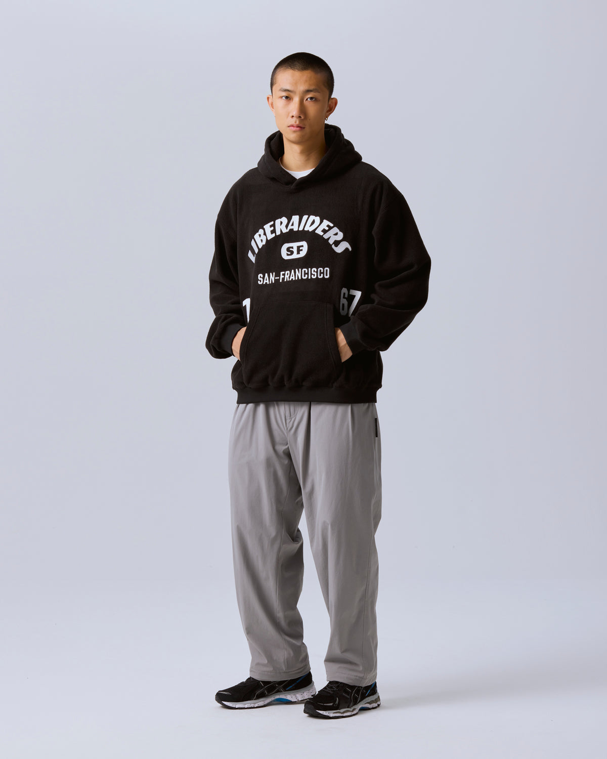 EMBROIDERY FLEECE HOODIE