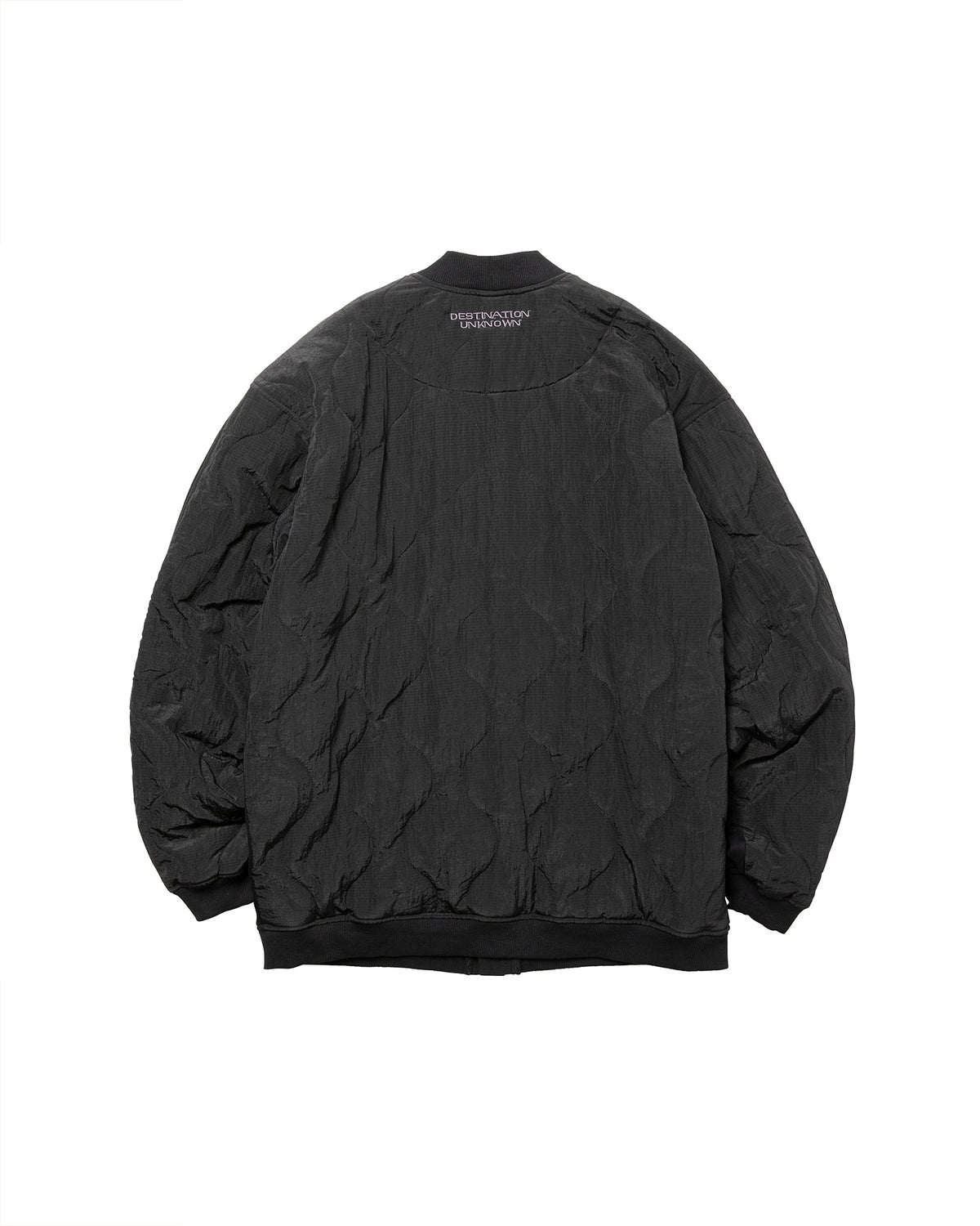 COTTON FLEECE QUILTED CARDIGAN