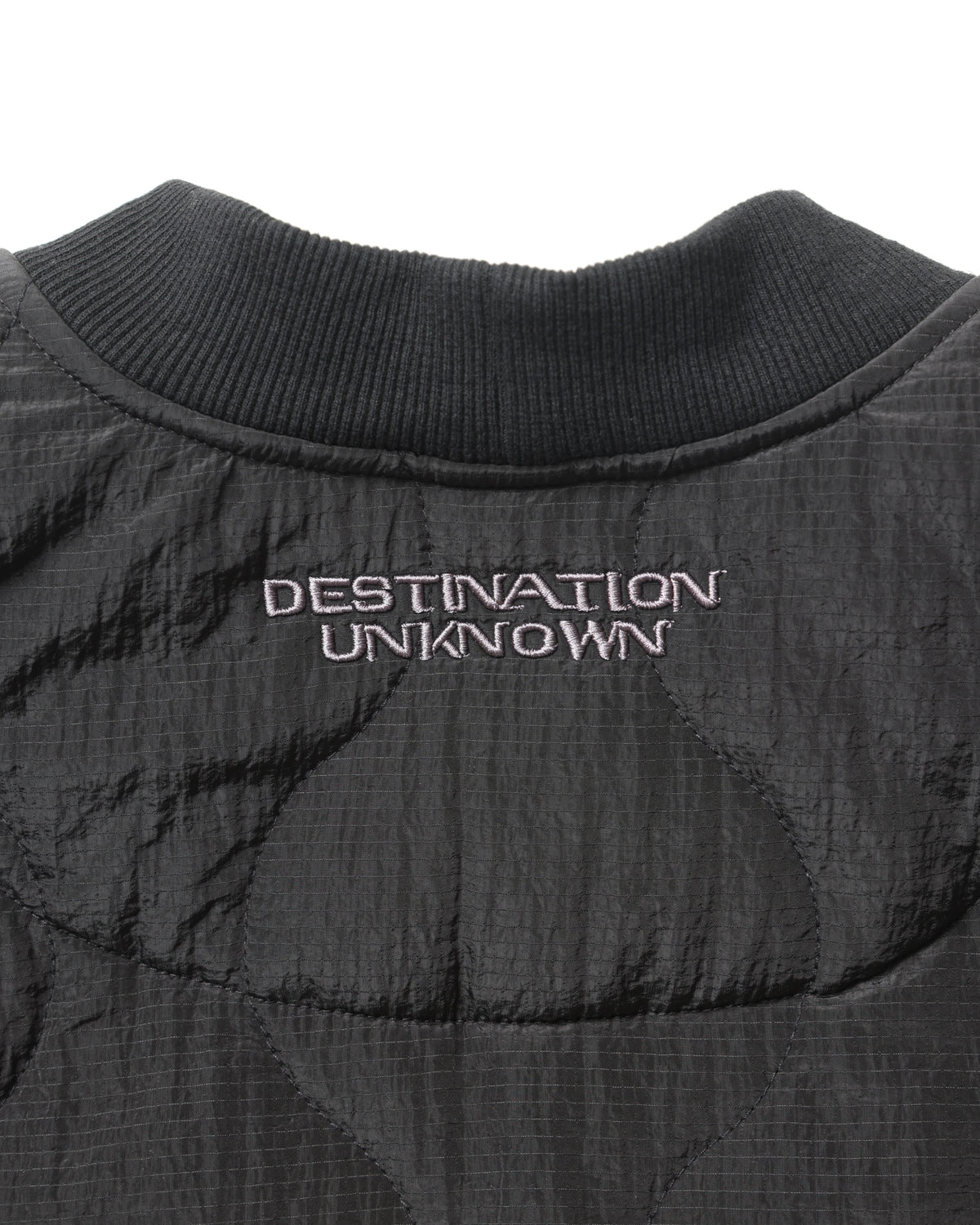 COTTON FLEECE QUILTED CARDIGAN