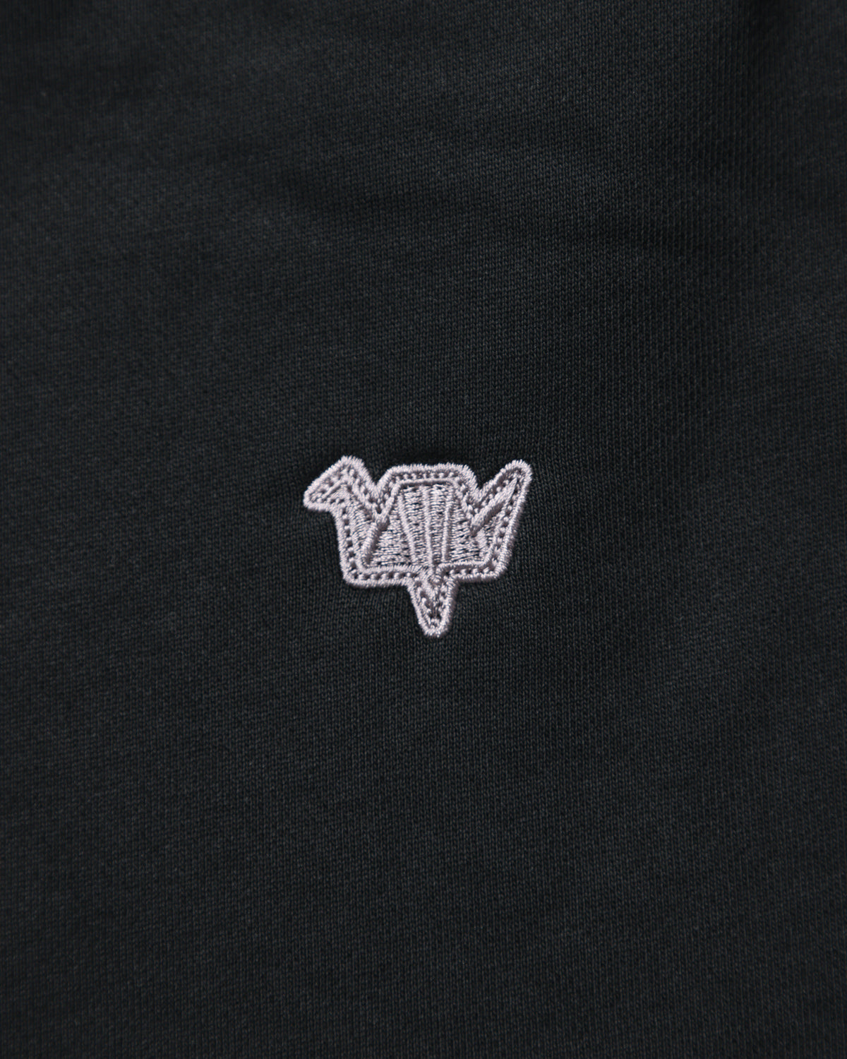 COTTON FLEECE QUILTED CREWNECK