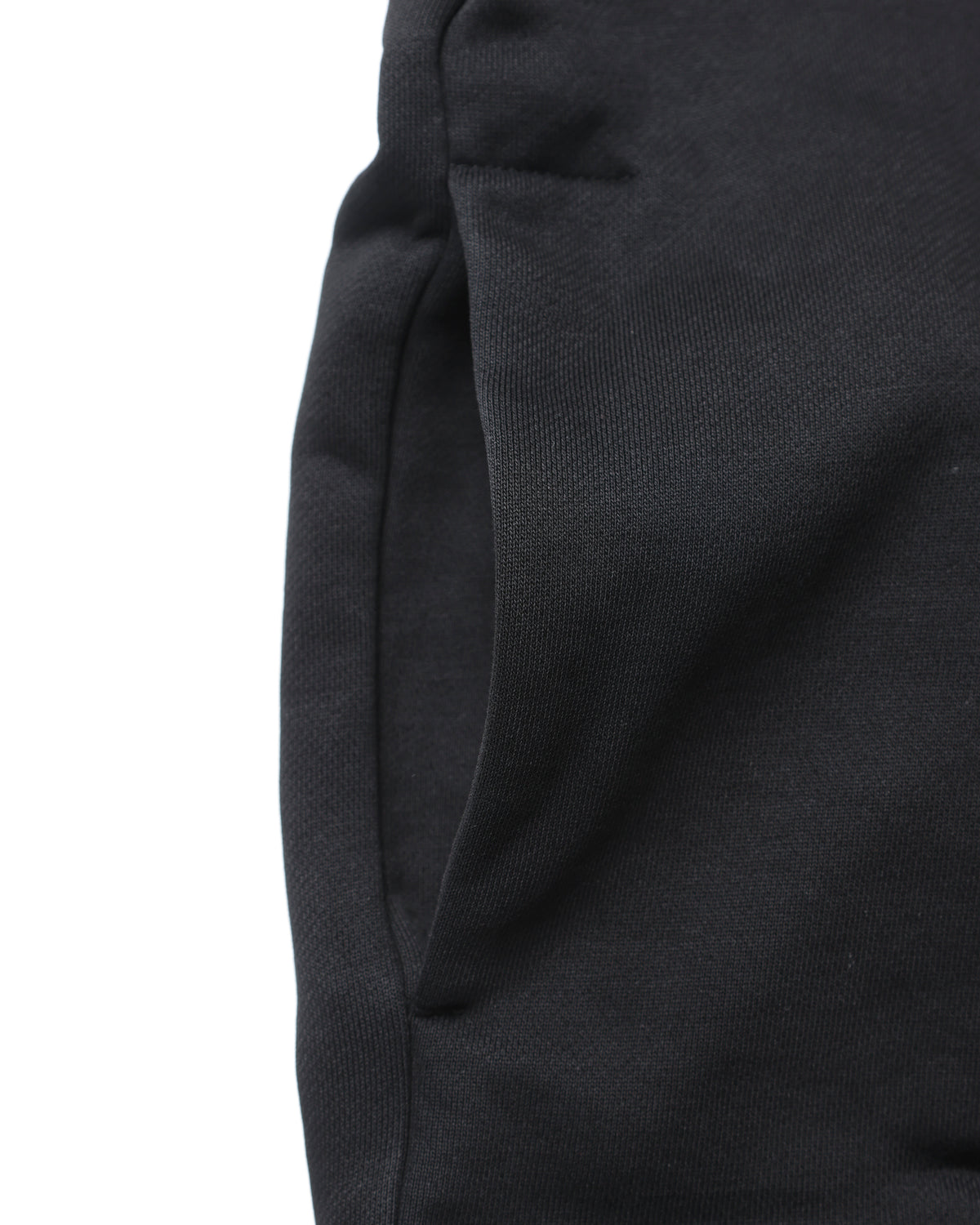 COTTON FLEECE QUILTED CREWNECK