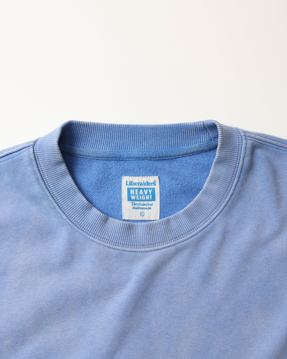 GARMENT DYED CREWNECK