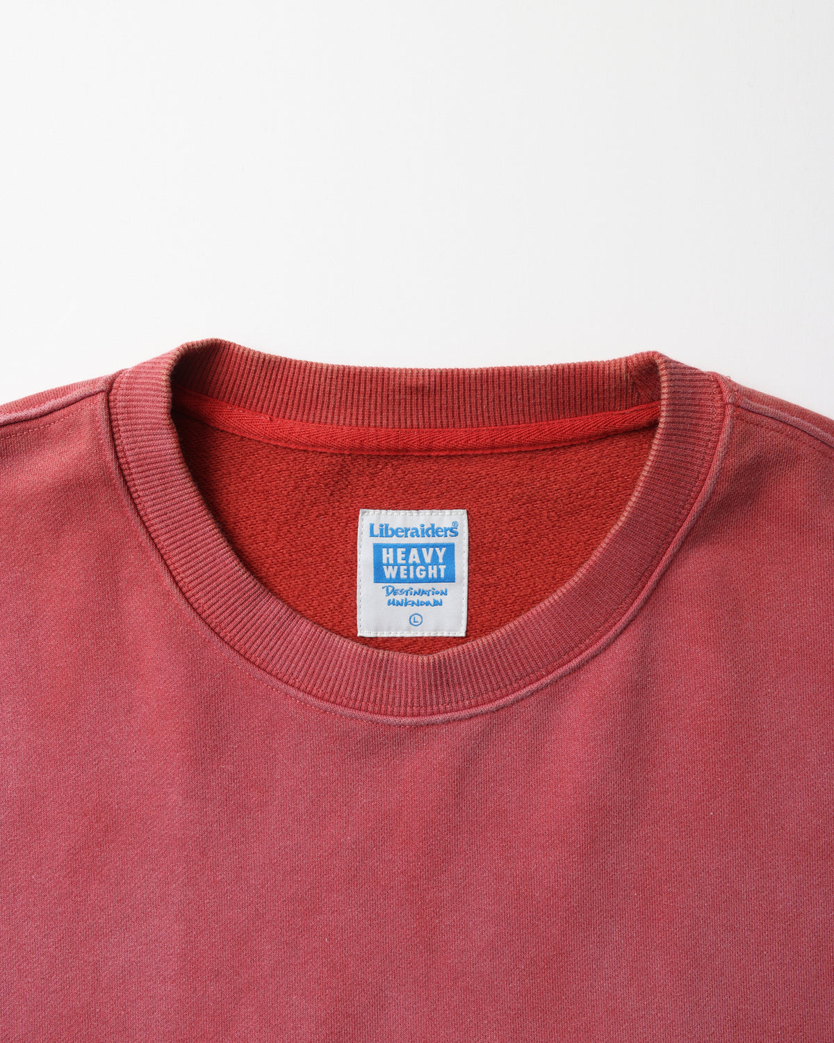 GARMENT DYED CREWNECK