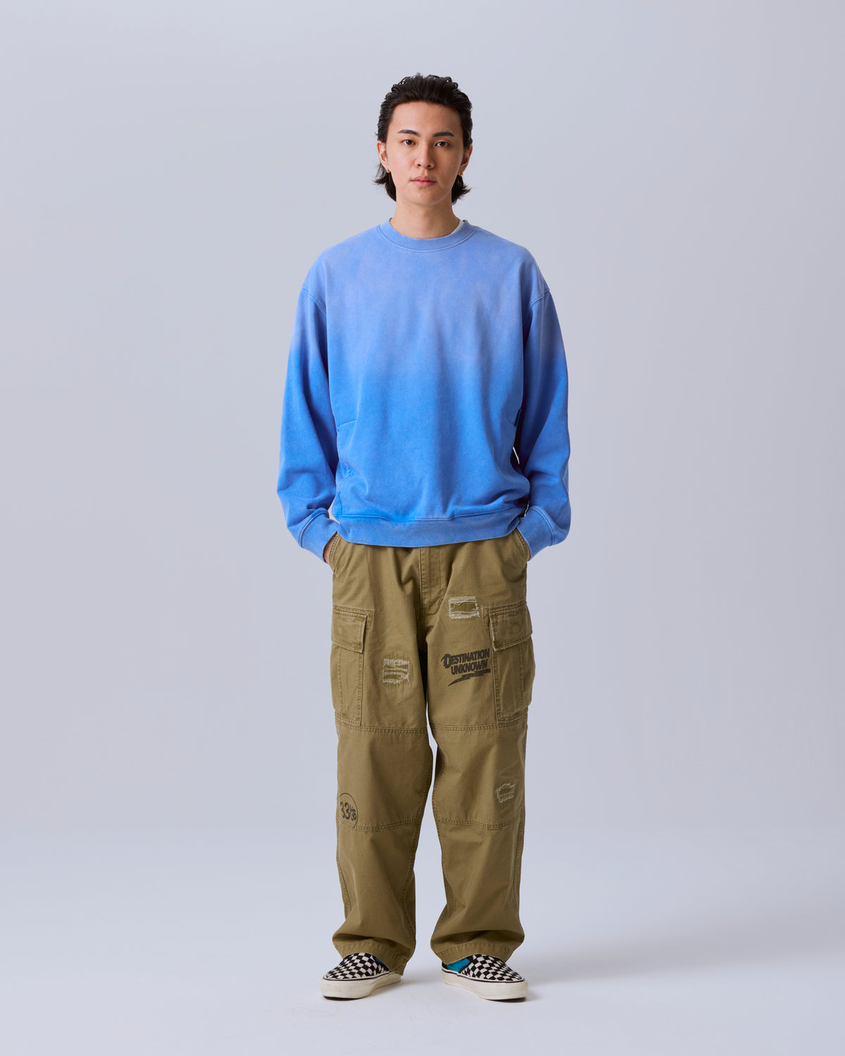 GARMENT DYED CREWNECK