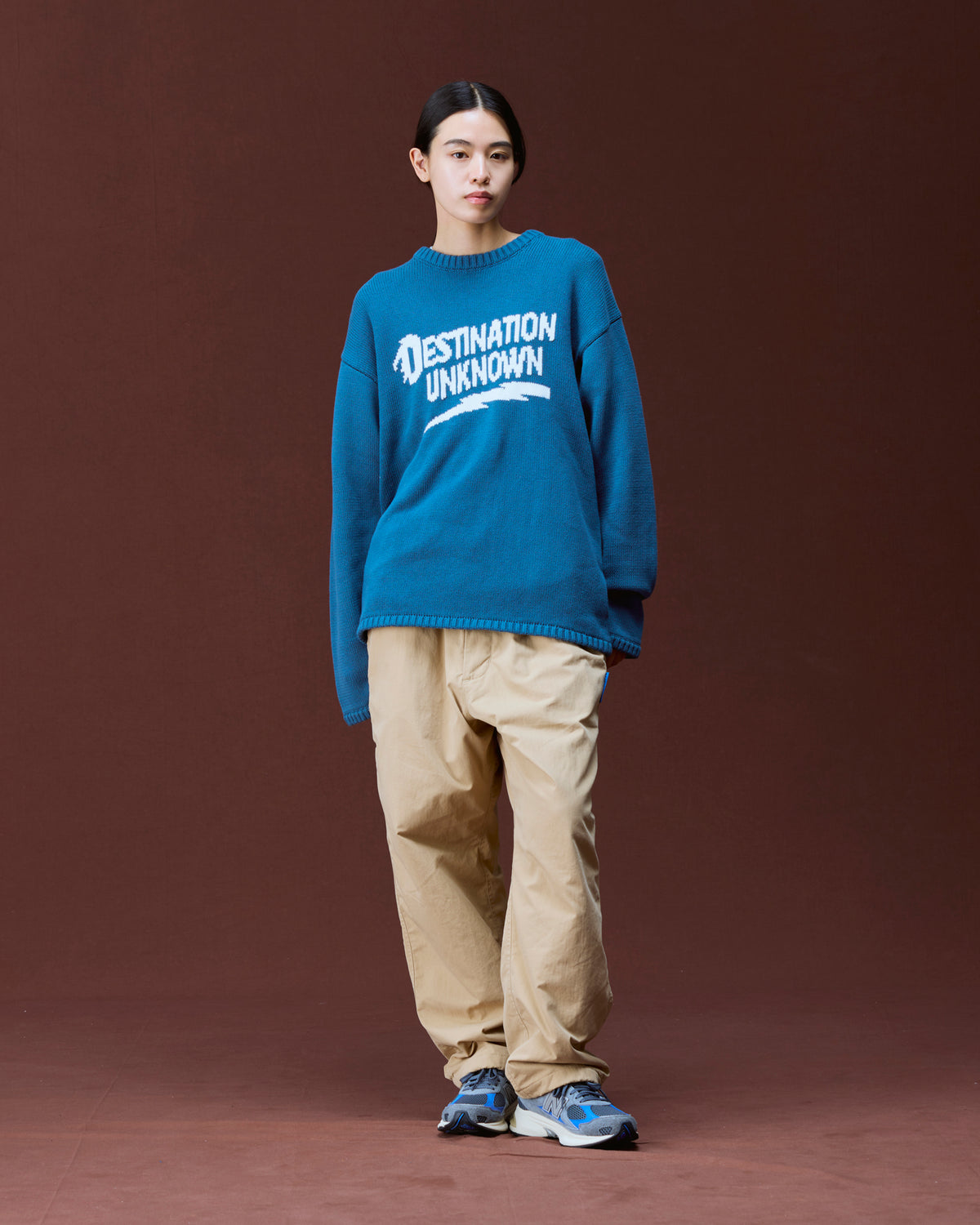 THUNDER LOGO KNIT SWEATER