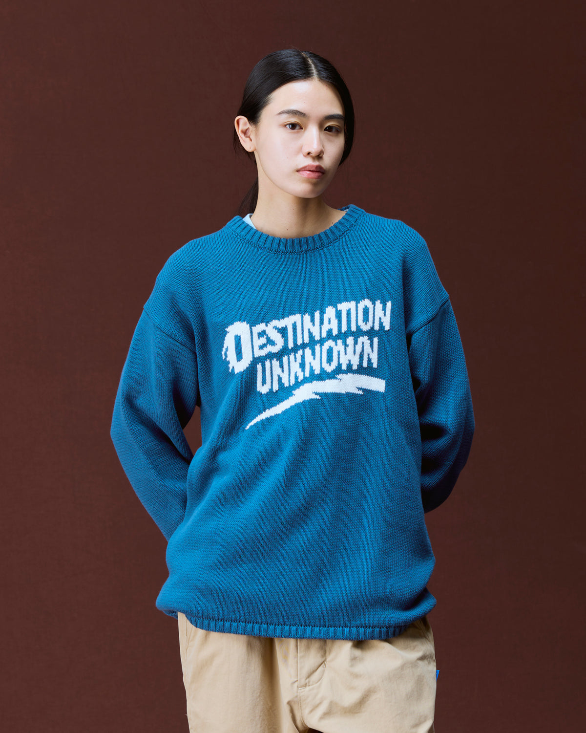 THUNDER LOGO KNIT SWEATER