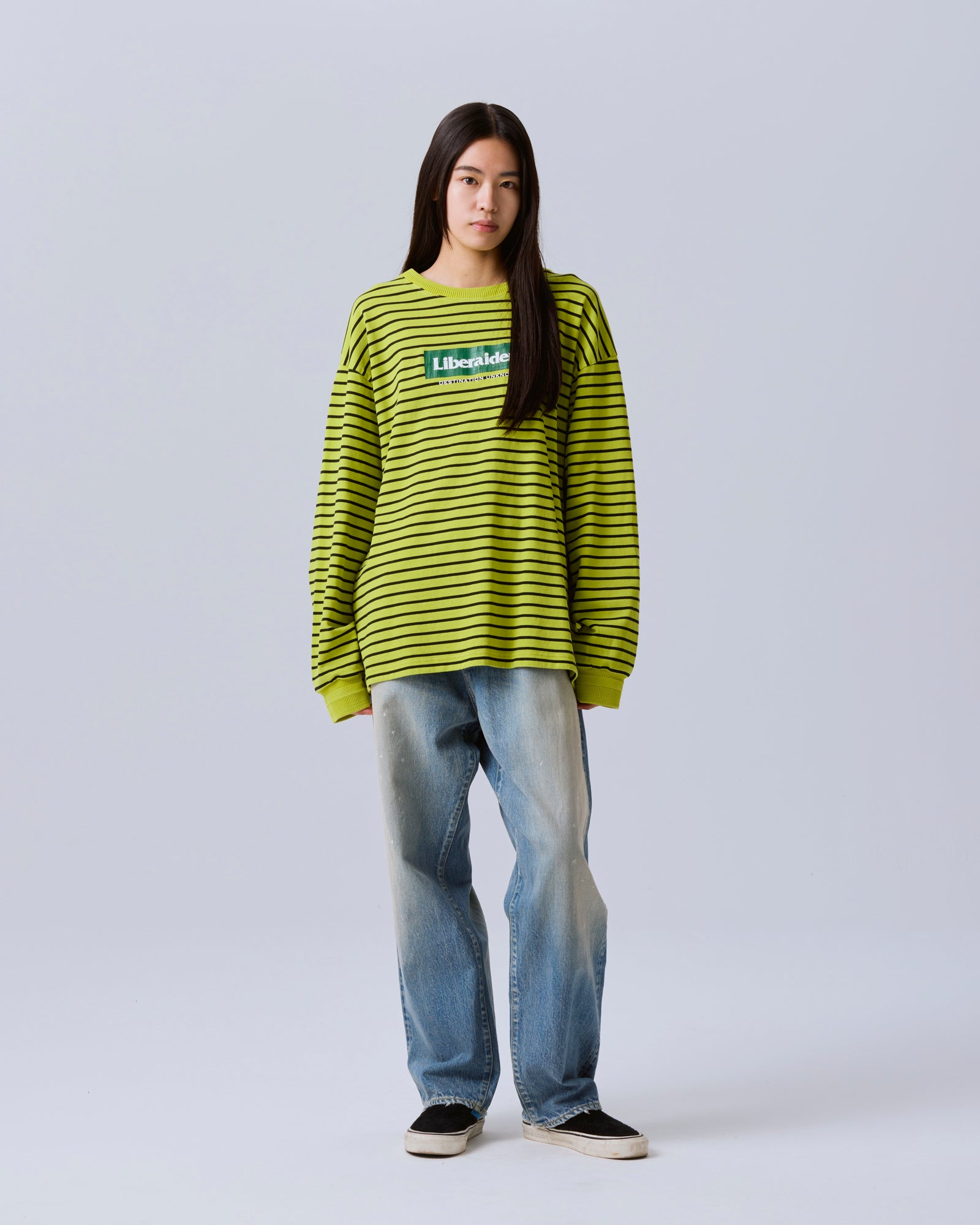 GARMENT DYED STRIPED L/S SHIRT