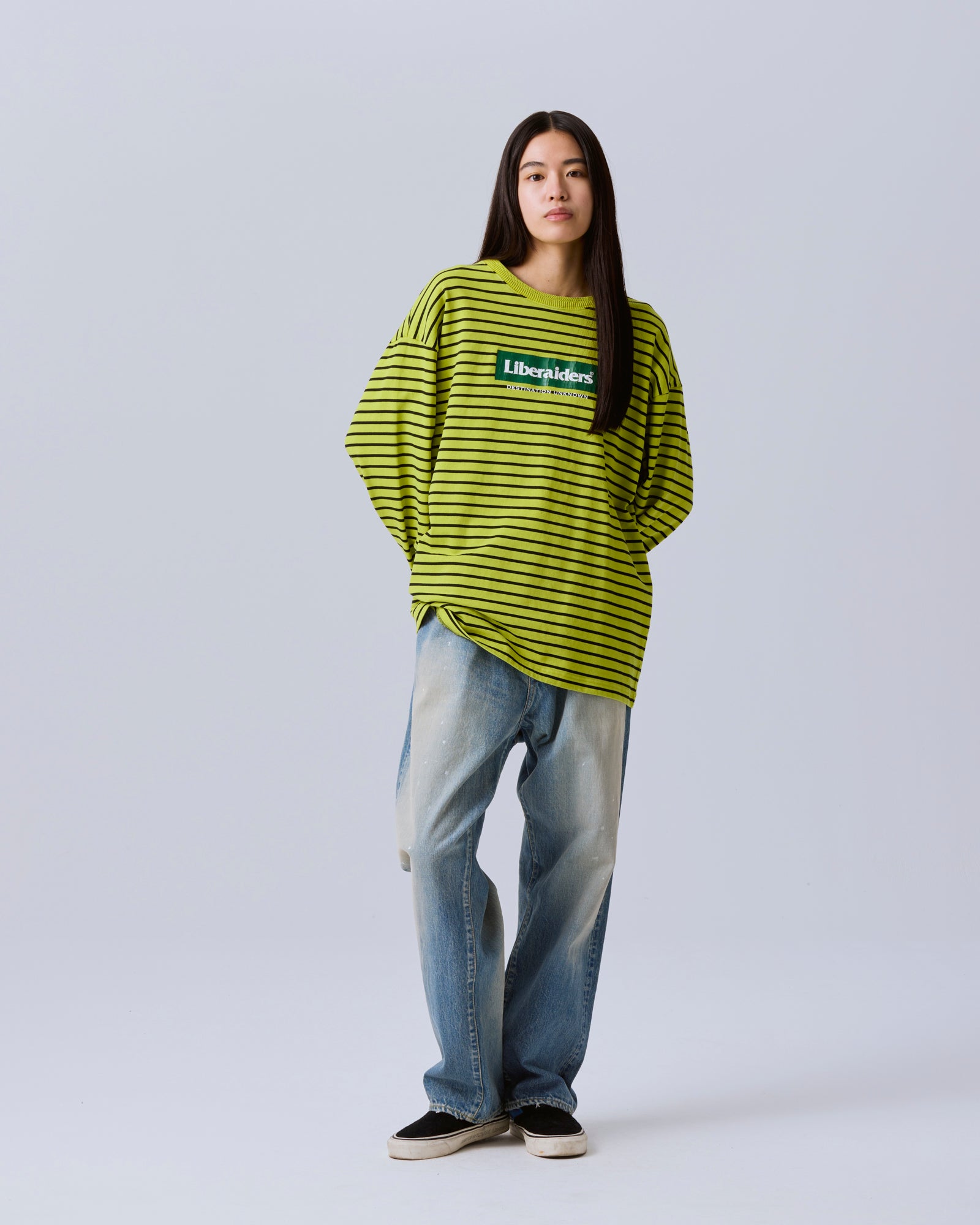GARMENT DYED STRIPED L/S SHIRT