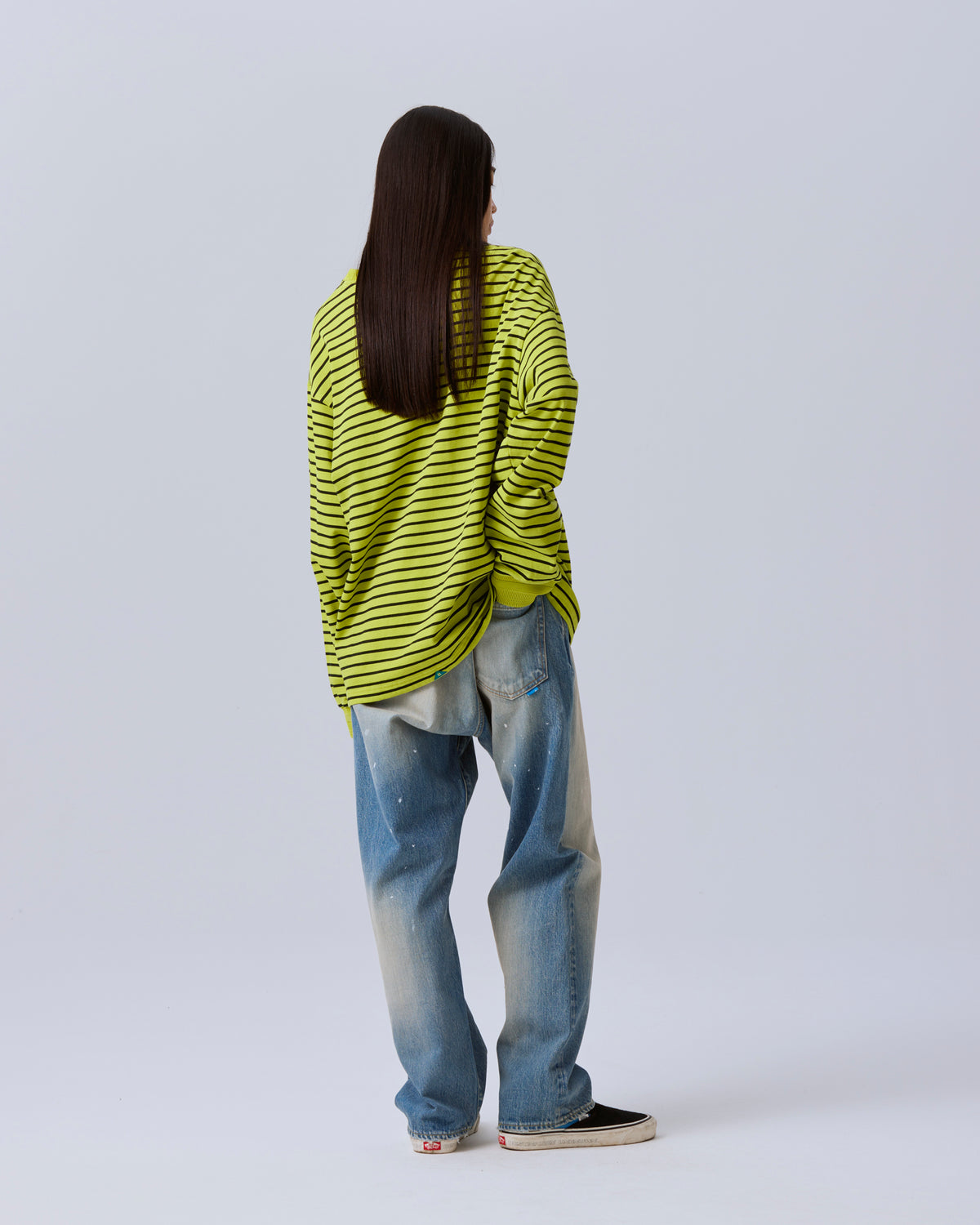GARMENT DYED STRIPED L/S SHIRT
