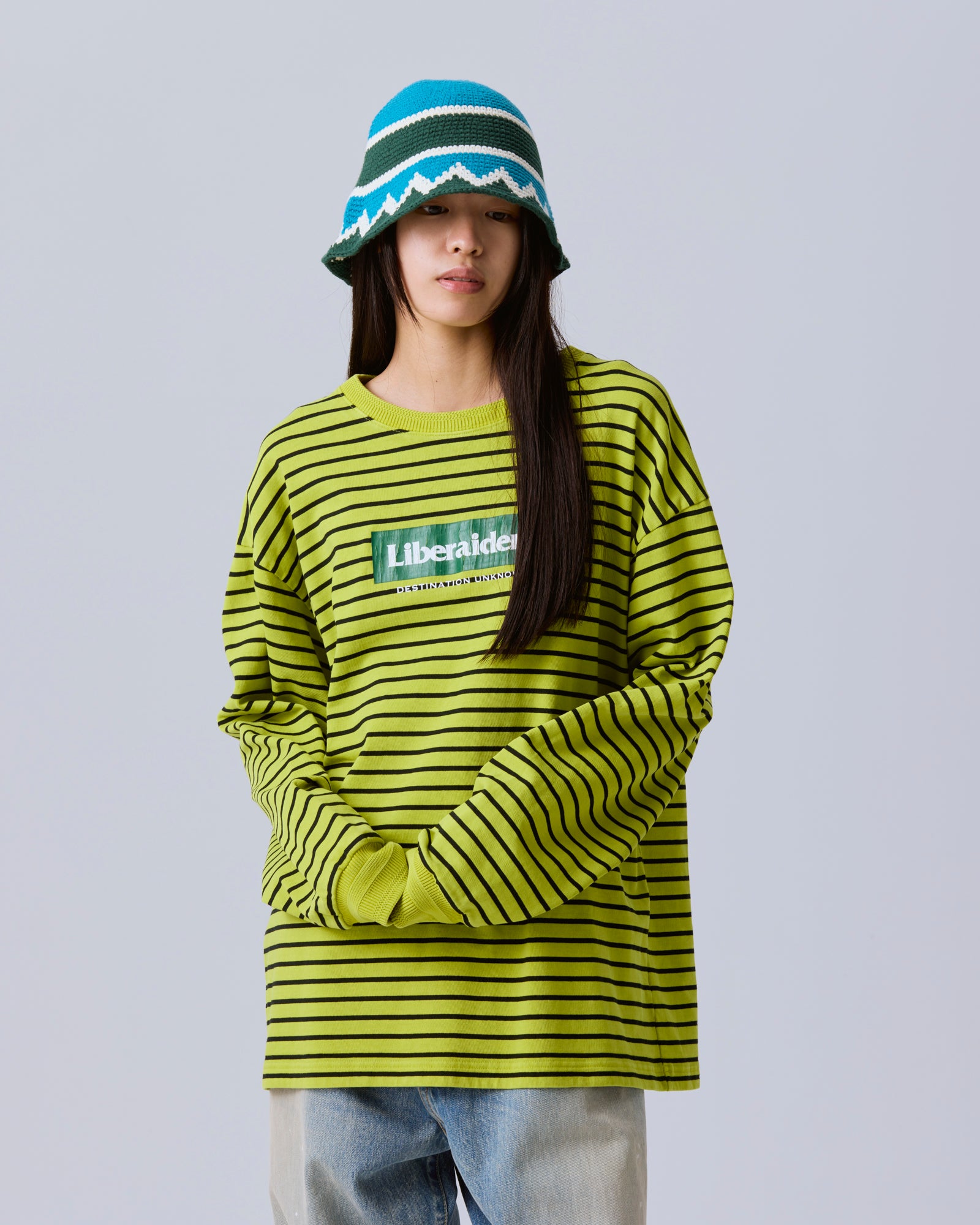 GARMENT DYED STRIPED L/S SHIRT