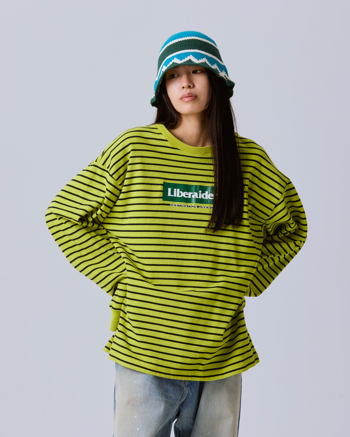 GARMENT DYED STRIPED L/S SHIRT