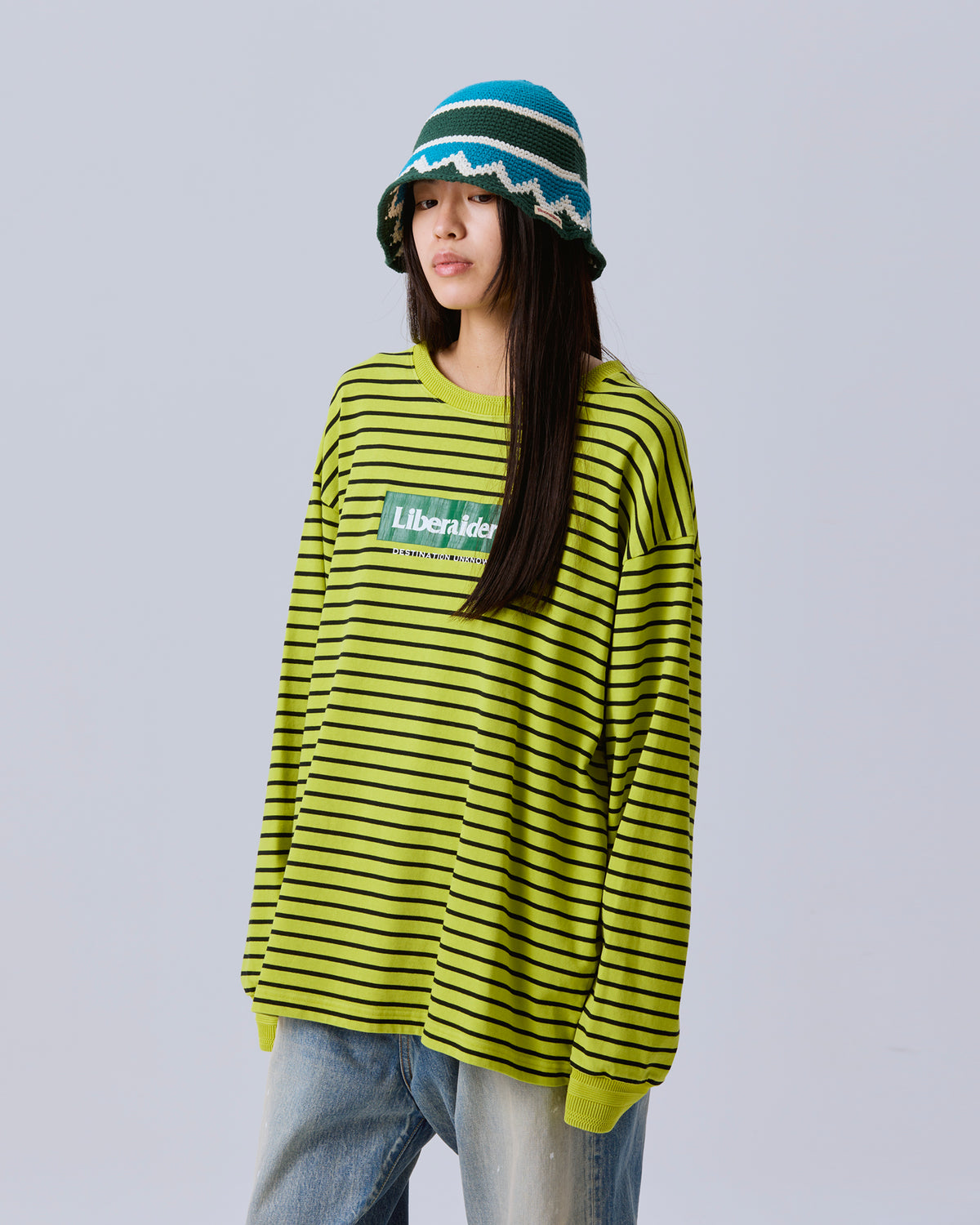 GARMENT DYED STRIPED L/S SHIRT