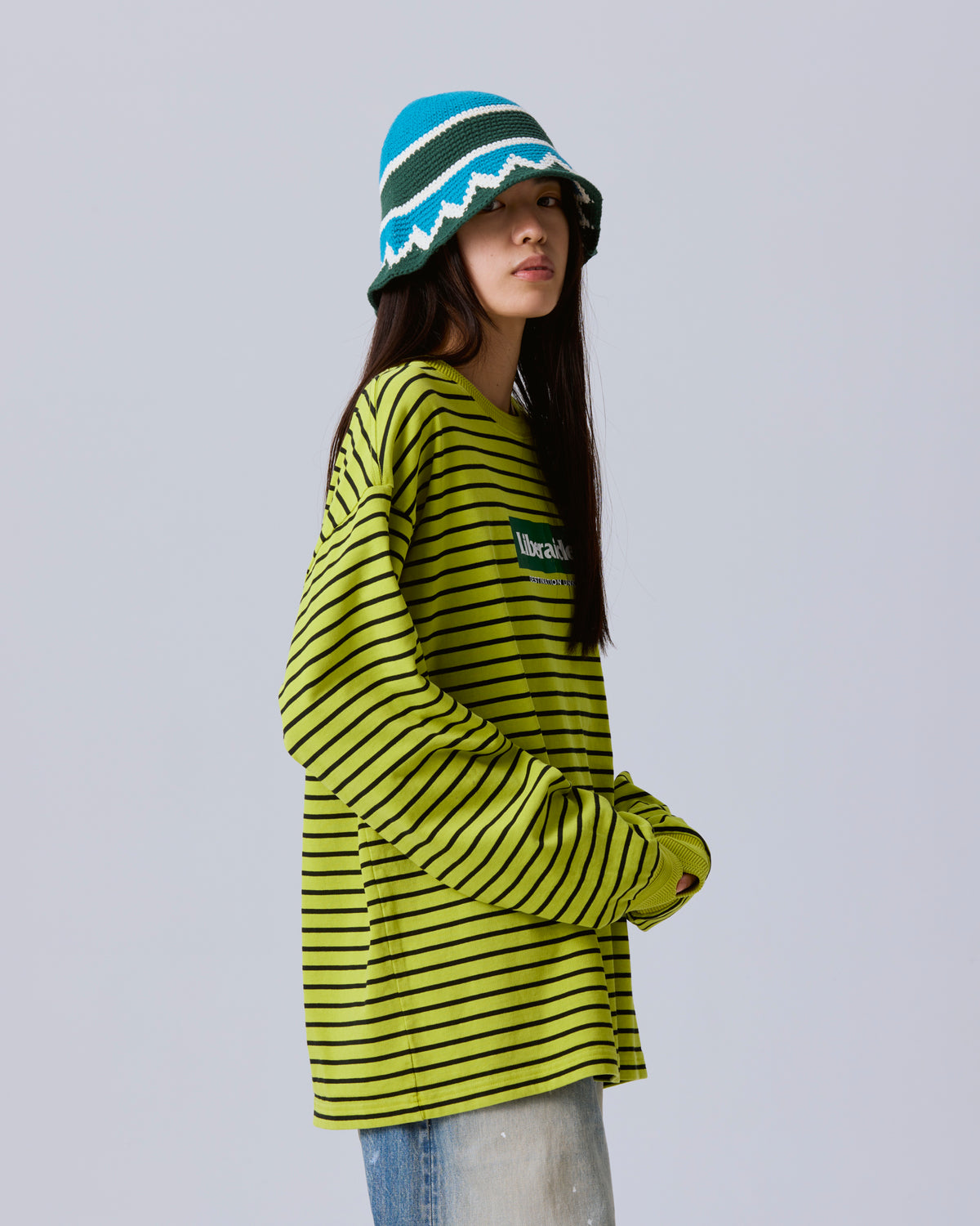 GARMENT DYED STRIPED L/S SHIRT