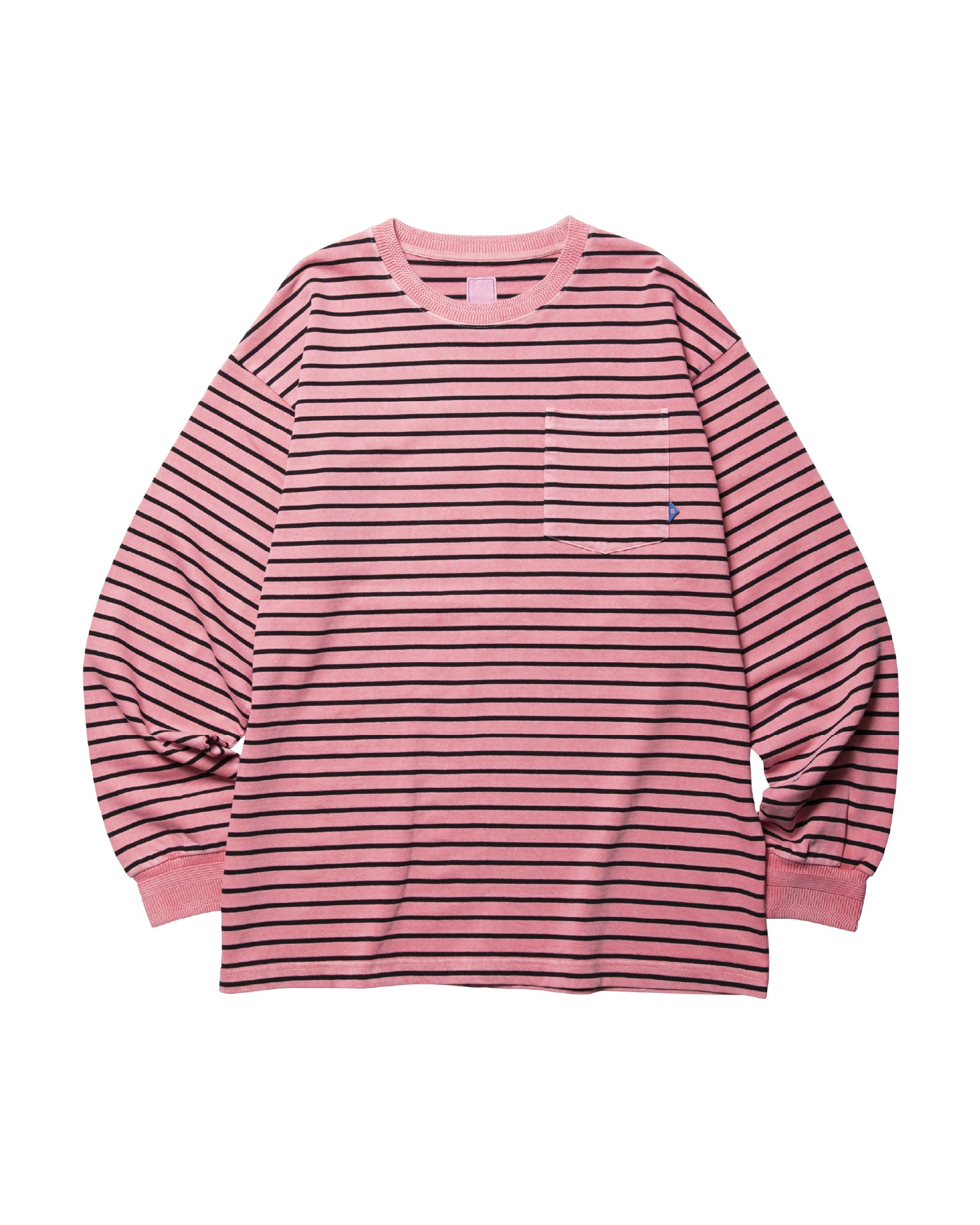 PIGMENT DYED STRIPED L/S SHIRT