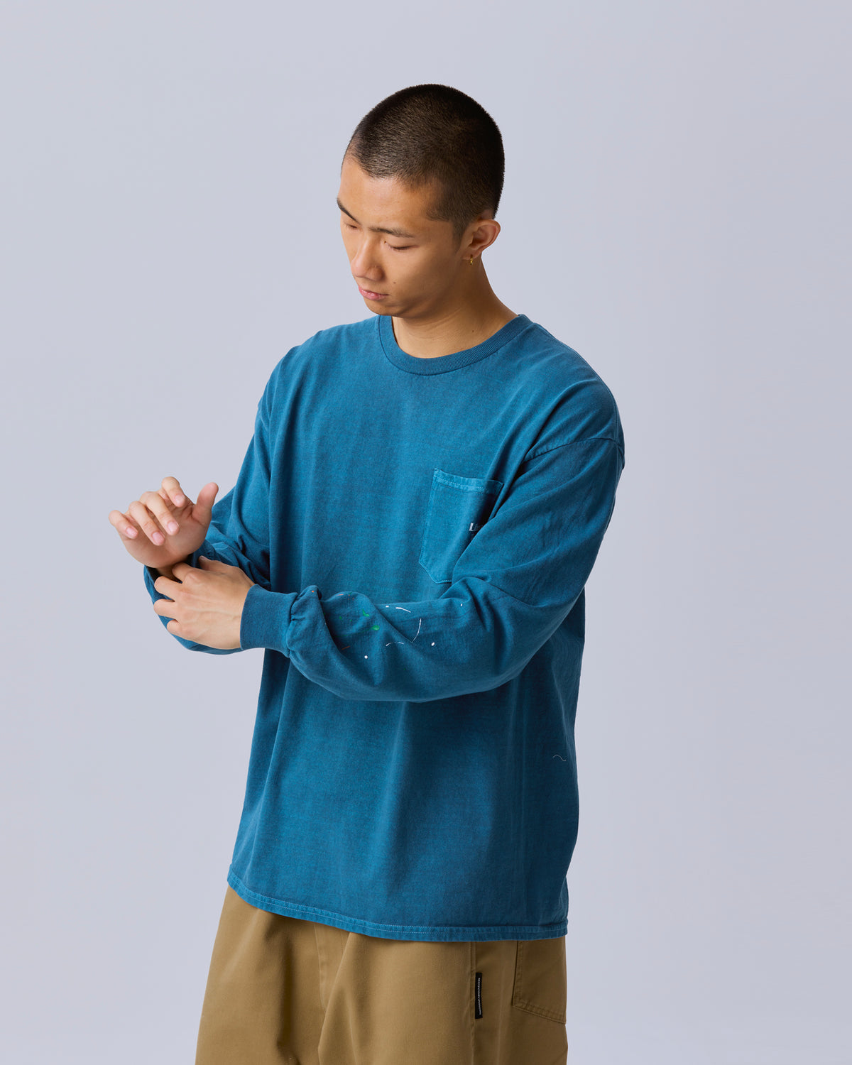 PAINT SPLATTER L/S TEE