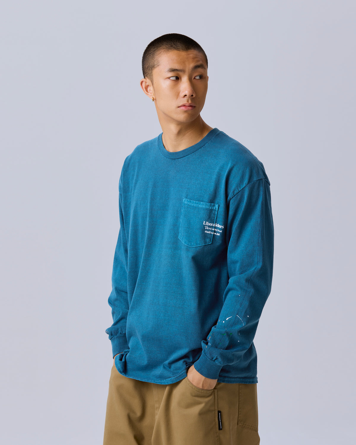 PAINT SPLATTER L/S TEE