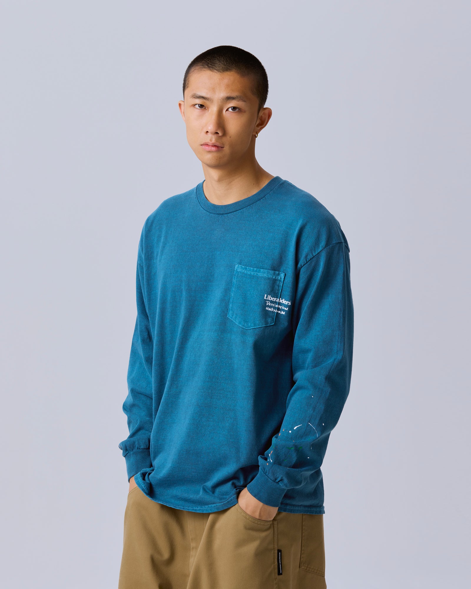PAINT SPLATTER L/S TEE