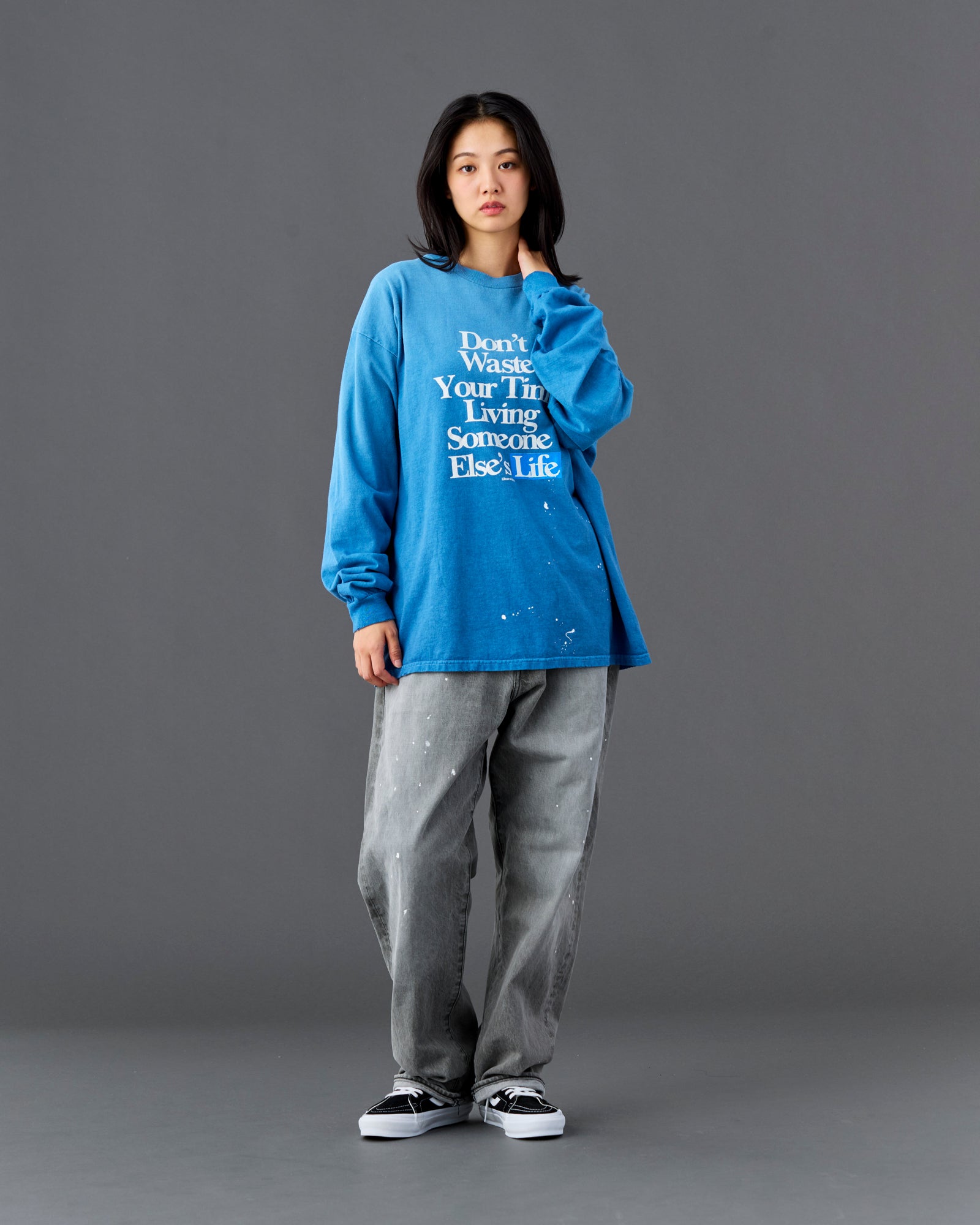 LR LOOSE FIT DENIM PANTS HW