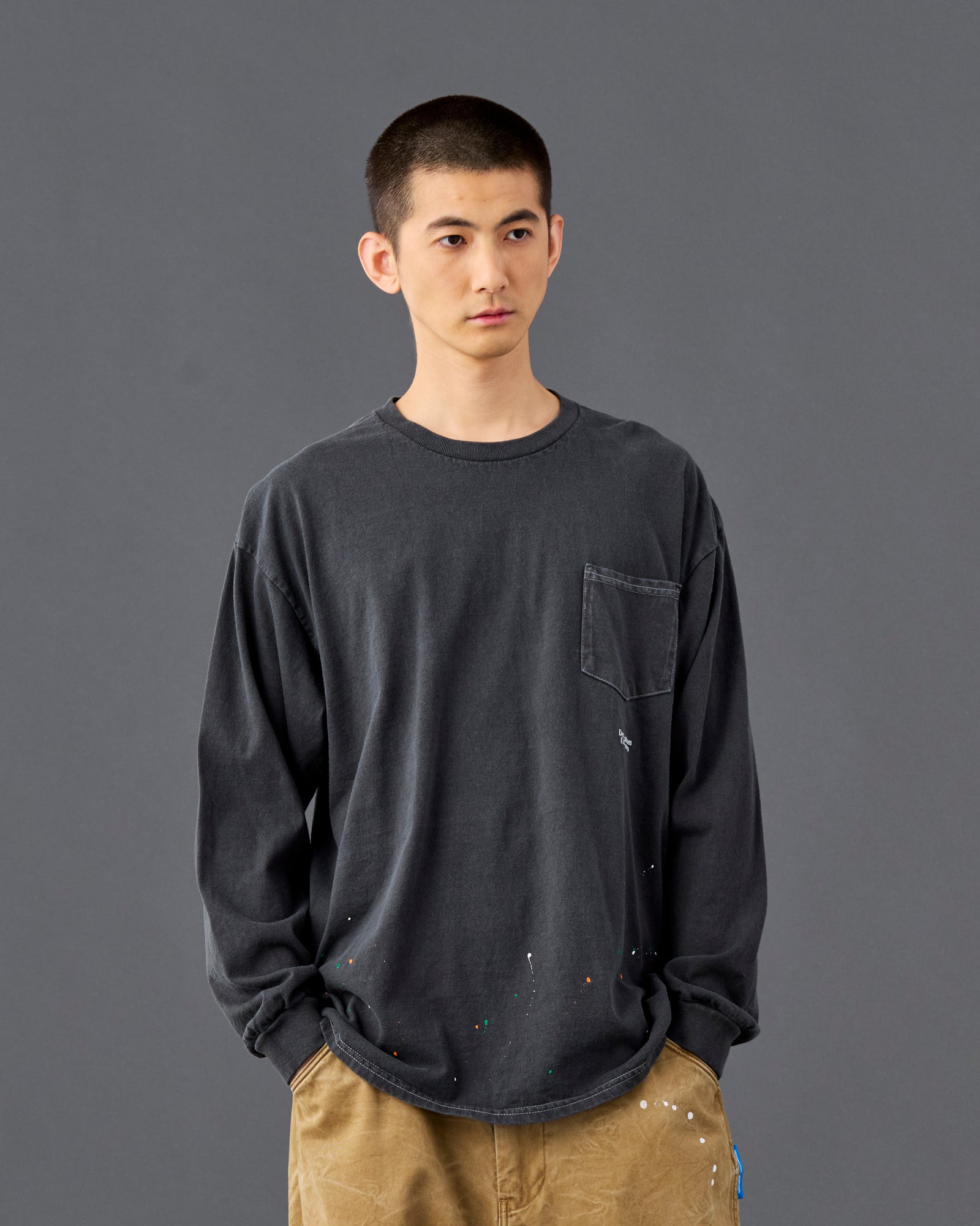 PAINT SPLATTER L/S TEE