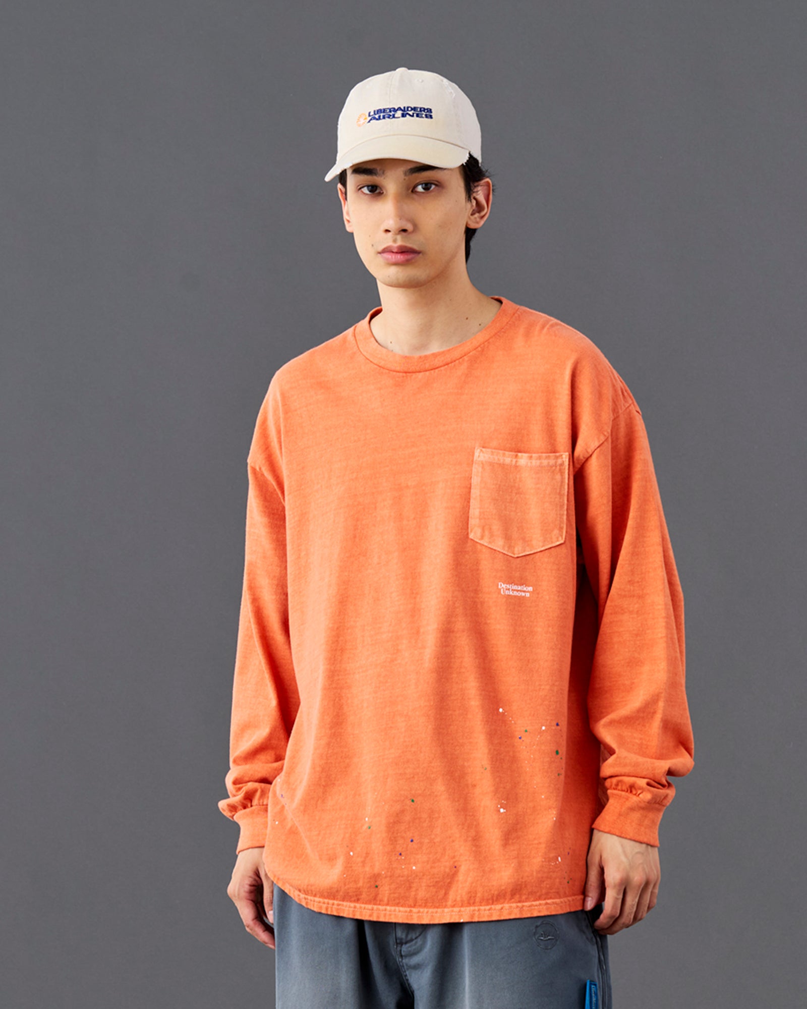 PAINT SPLATTER L/S TEE