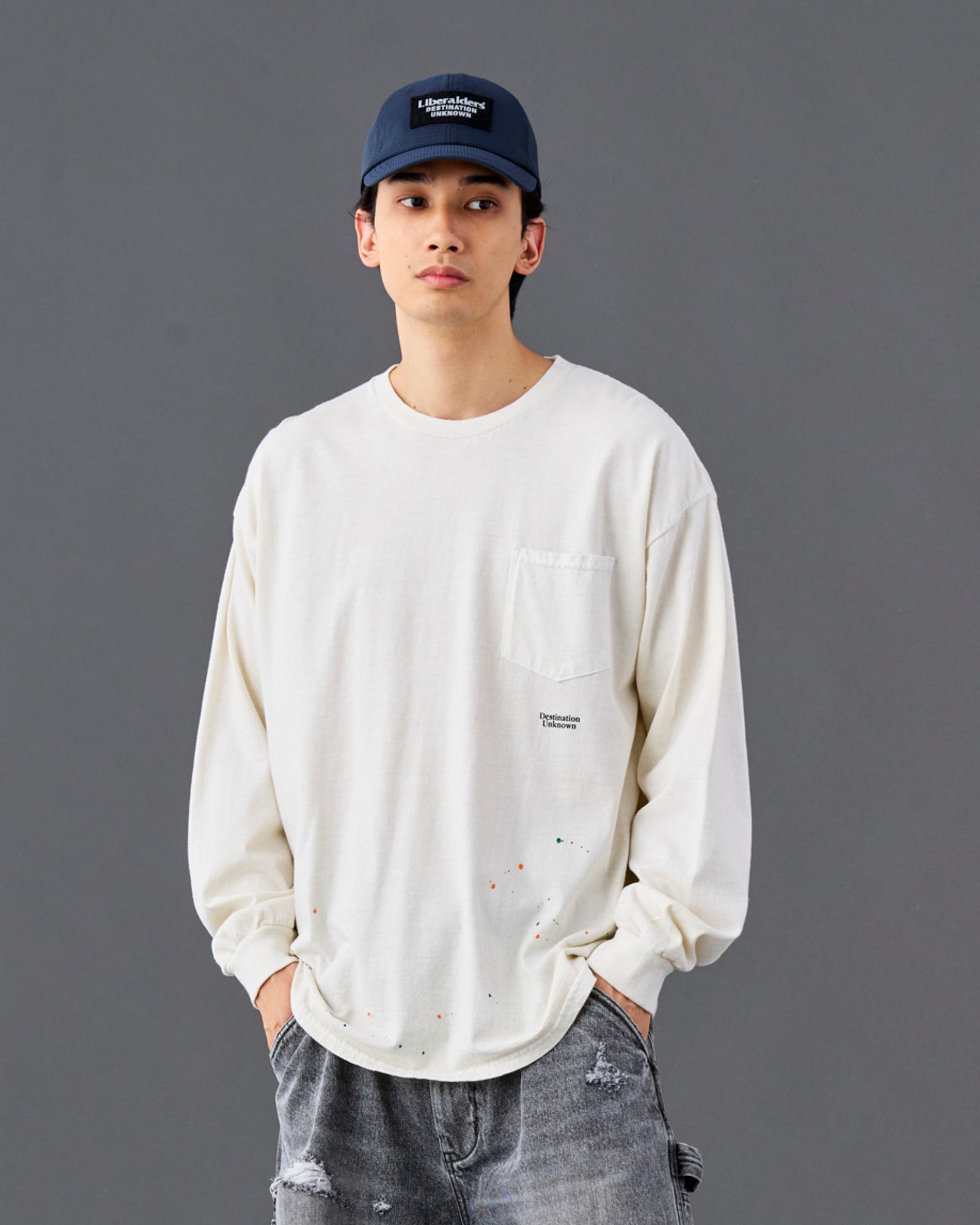 PAINT SPLATTER L/S TEE