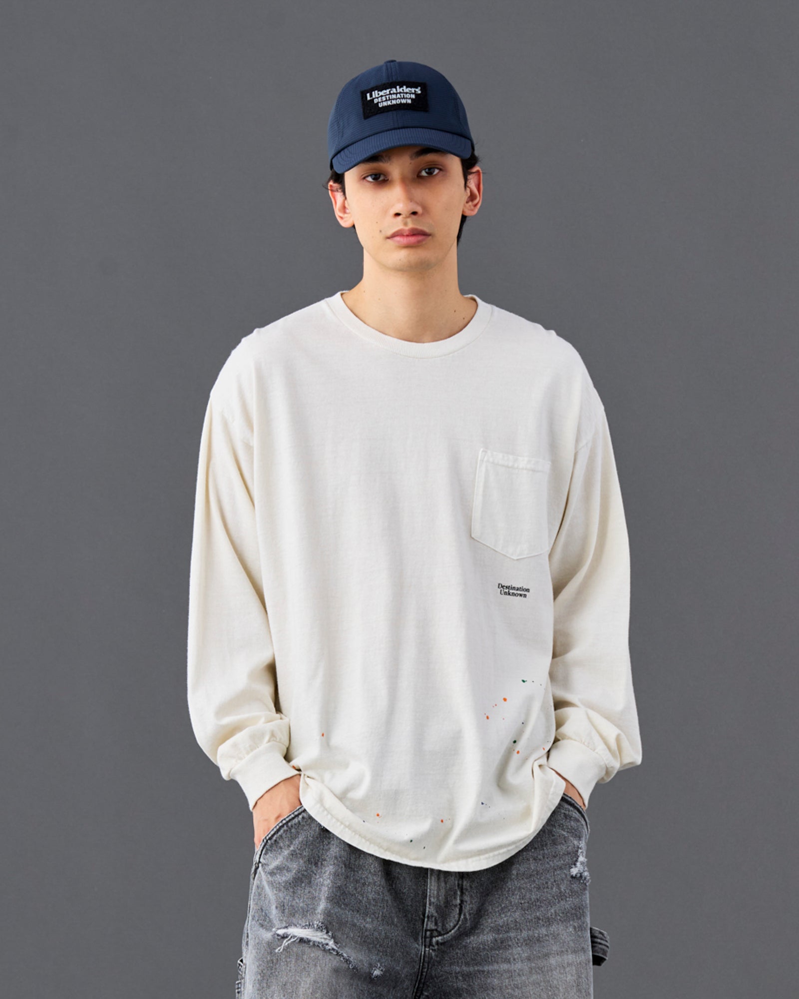 PAINT SPLATTER L/S TEE