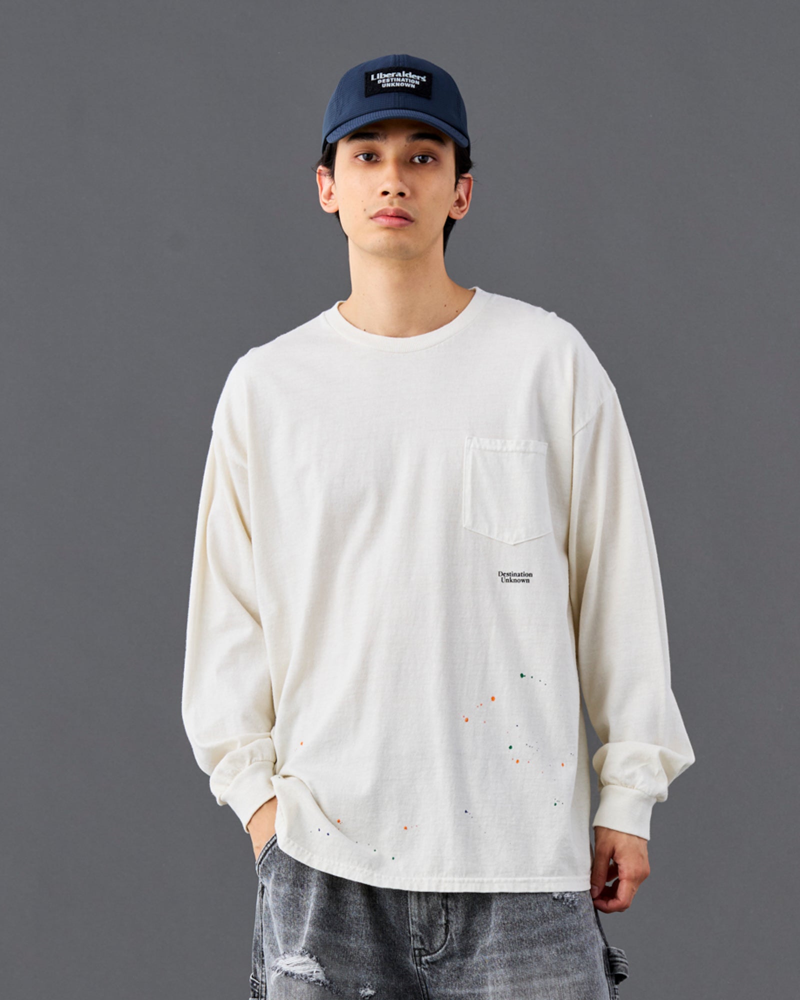 PAINT SPLATTER L/S TEE