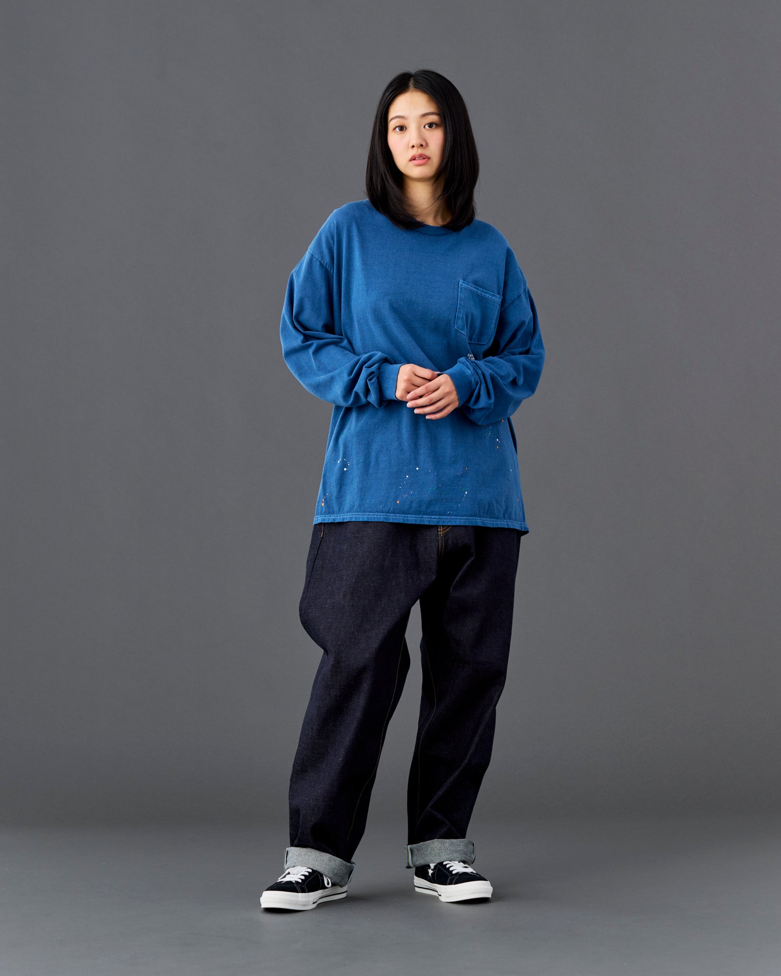 PAINT SPLATTER L/S TEE