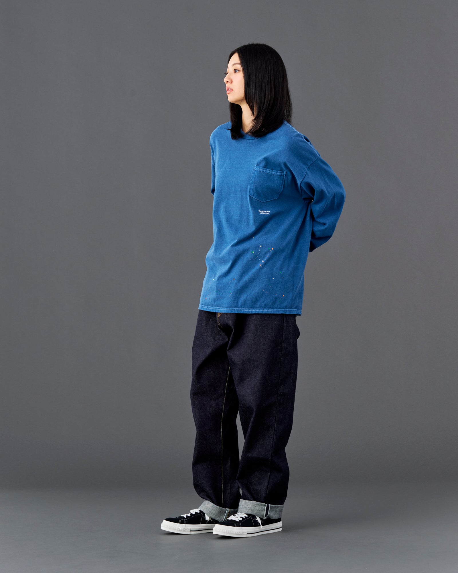 PAINT SPLATTER L/S TEE