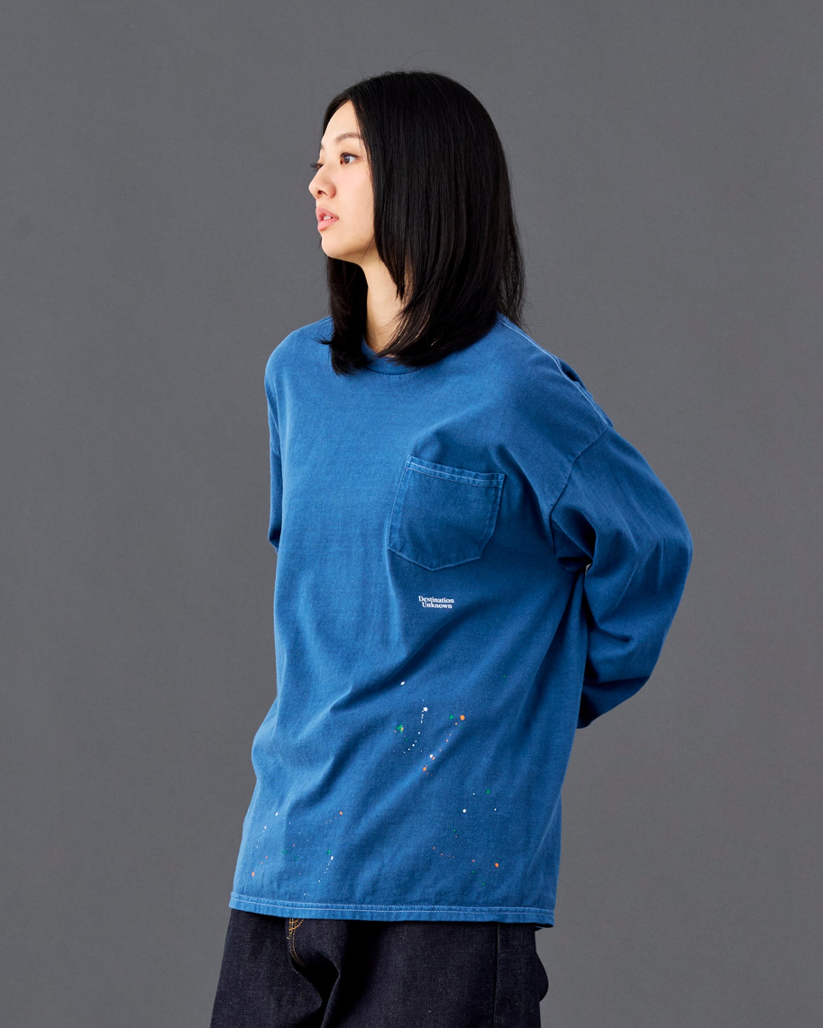 PAINT SPLATTER L/S TEE