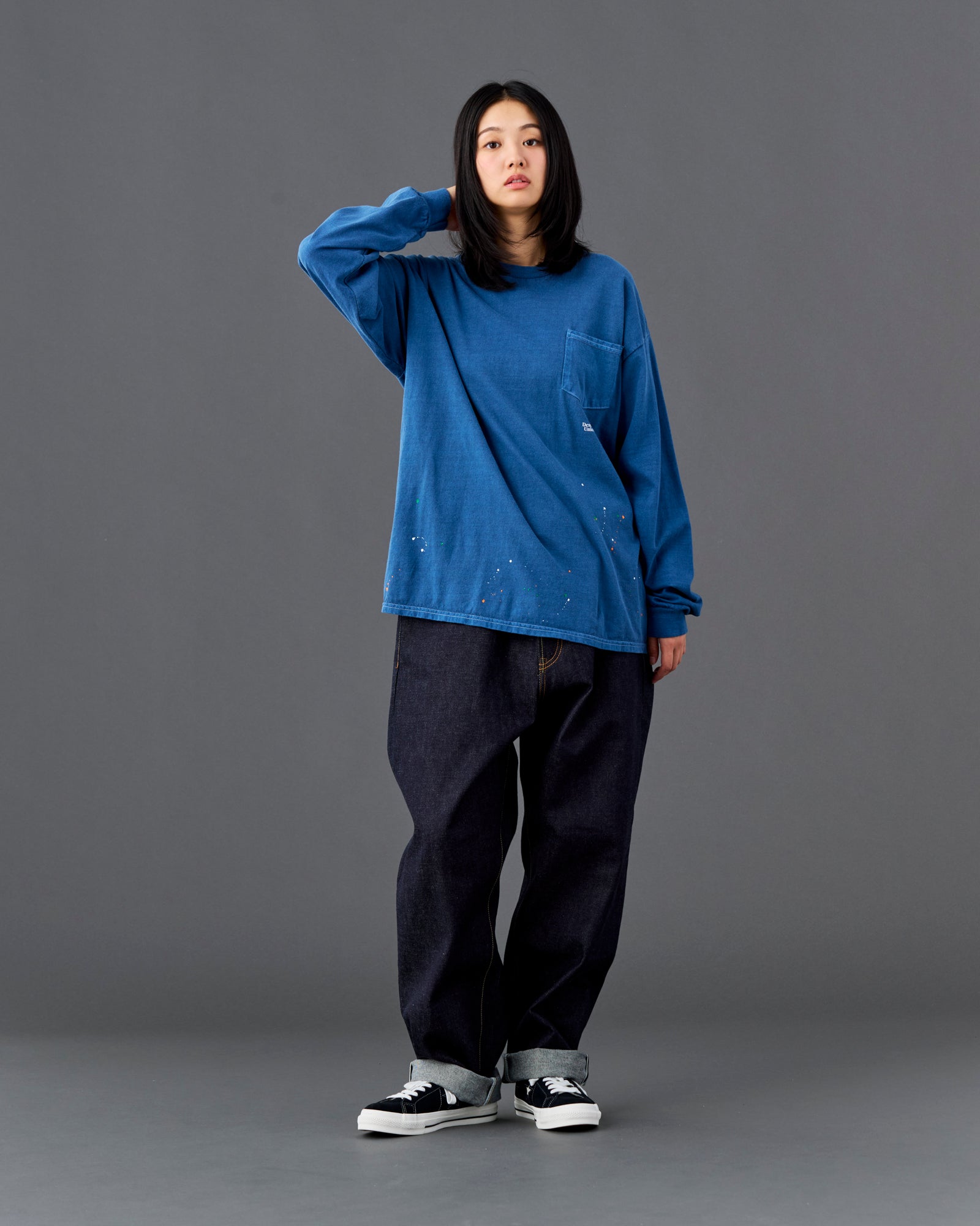 PAINT SPLATTER L/S TEE