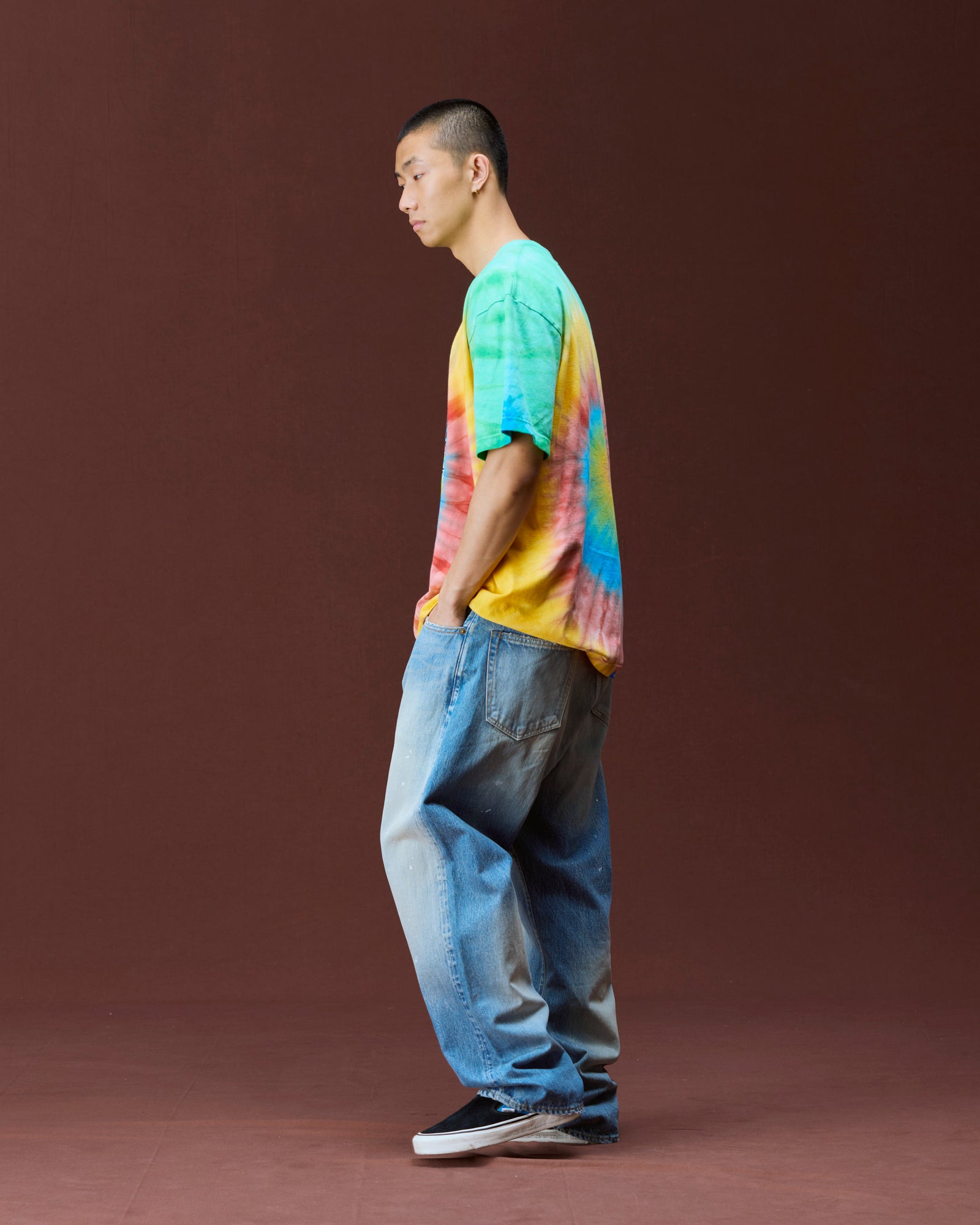 DEAD ROSE TIE-DYE TEE