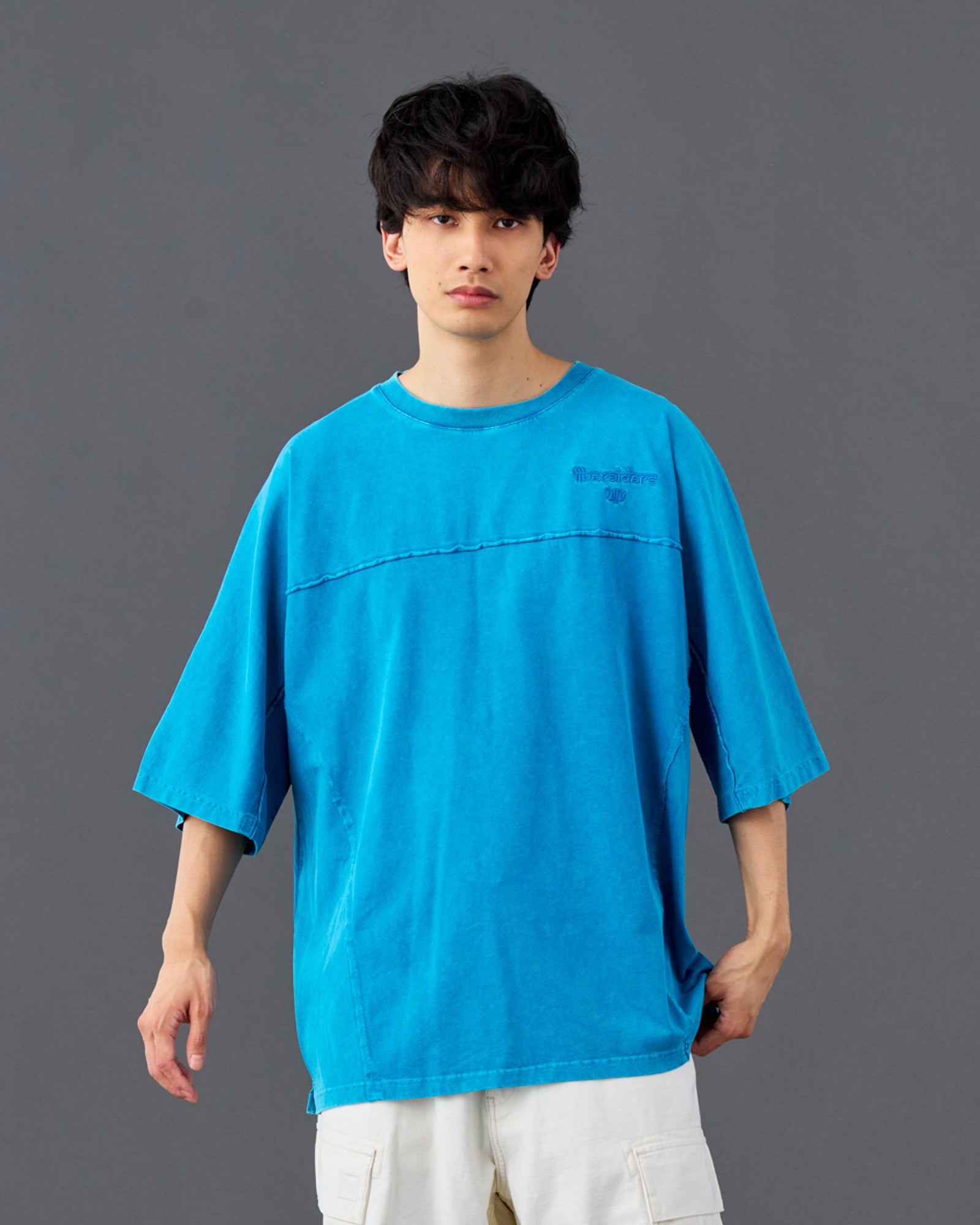PIGMENT DYED DOLMAN SLEEVE TEE