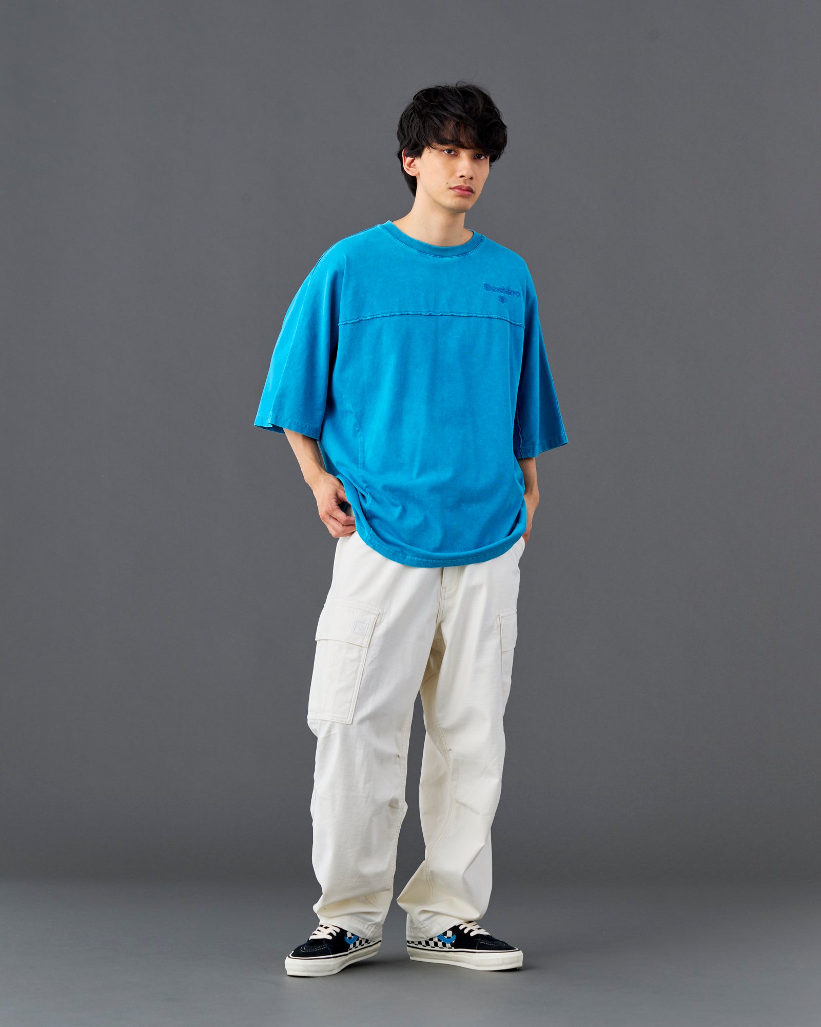 PIGMENT DYED DOLMAN SLEEVE TEE