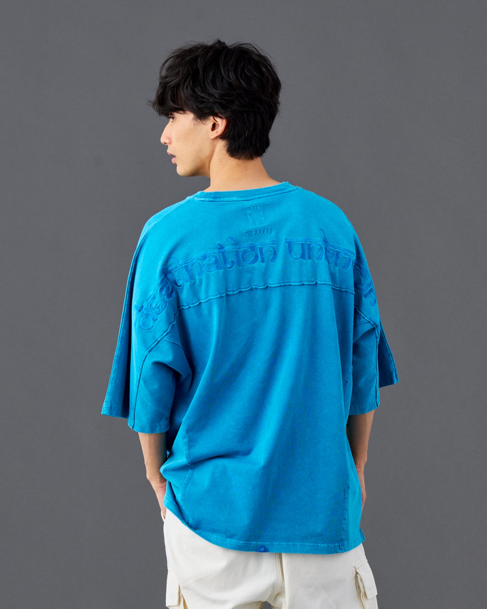 PIGMENT DYED DOLMAN SLEEVE TEE